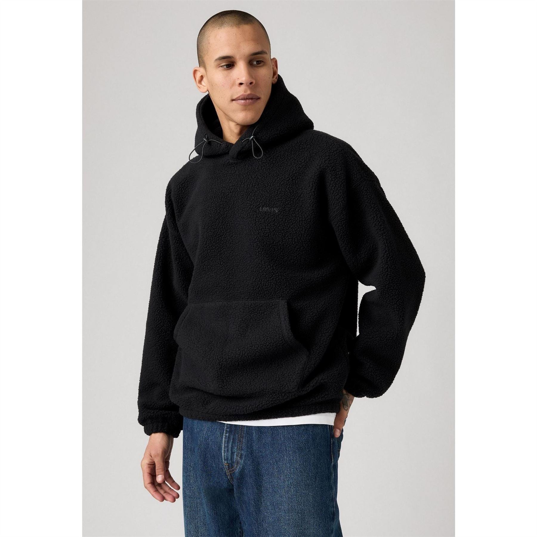 Levis Hooded Neck Long Sleeve Sweatshirt