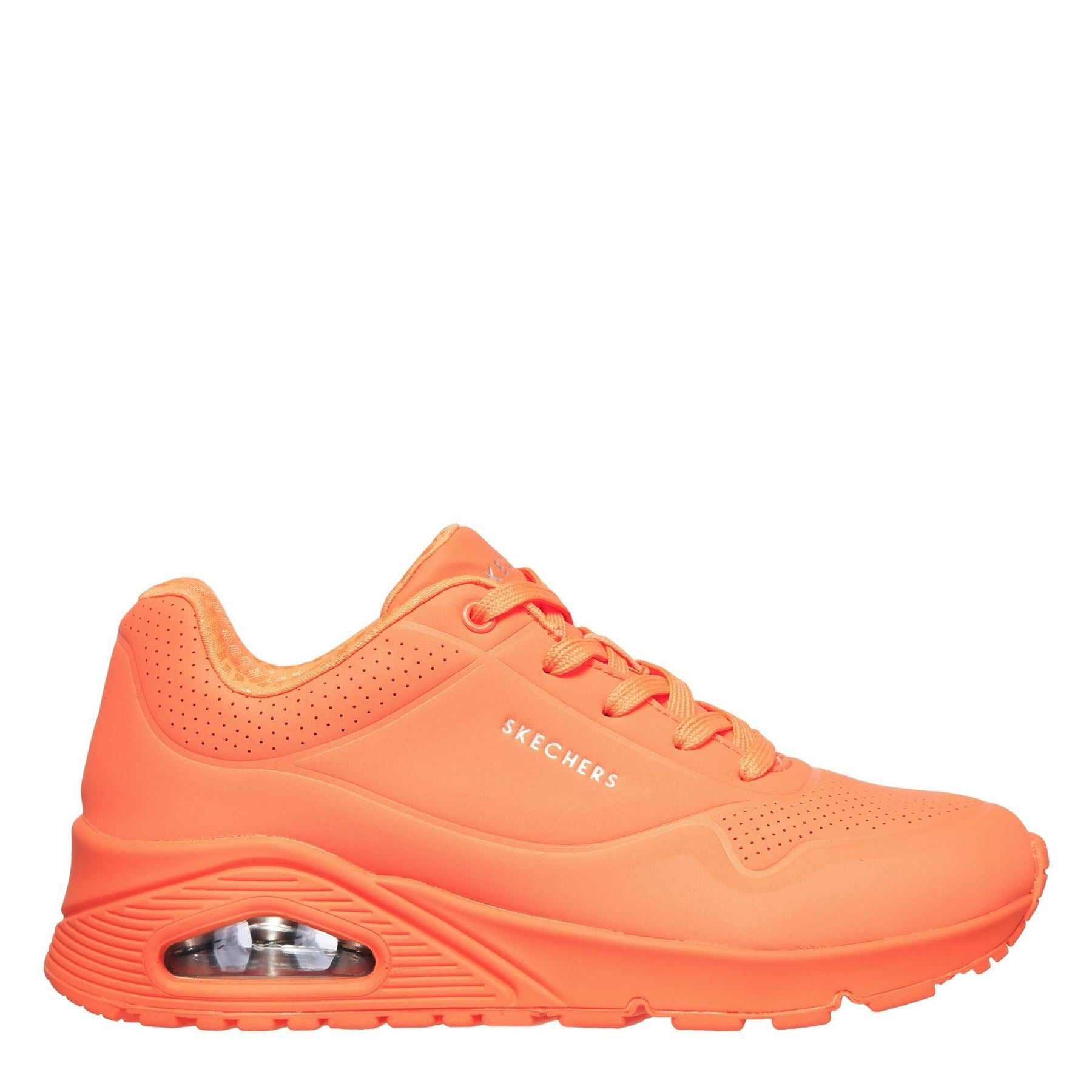 Skechers Durabuck Lace Up Classic Low Top Trainers