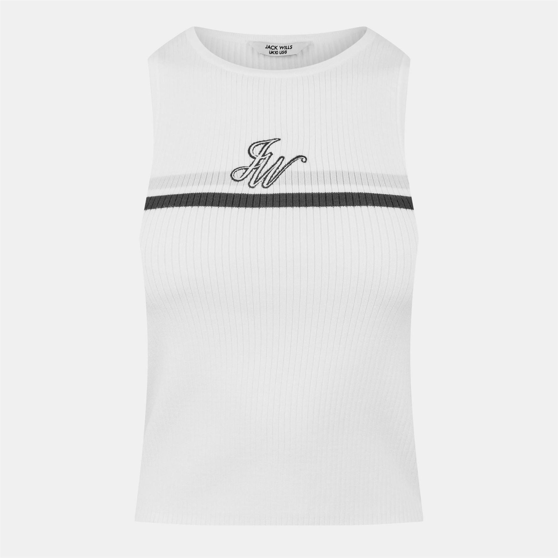 Jack Wills Embroidered Knitted Sweater Vest