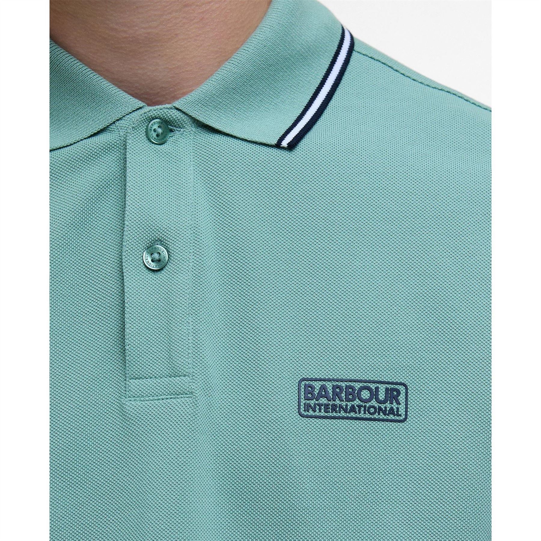 Barbour International Tipped Short Sleeve Polo Shirt