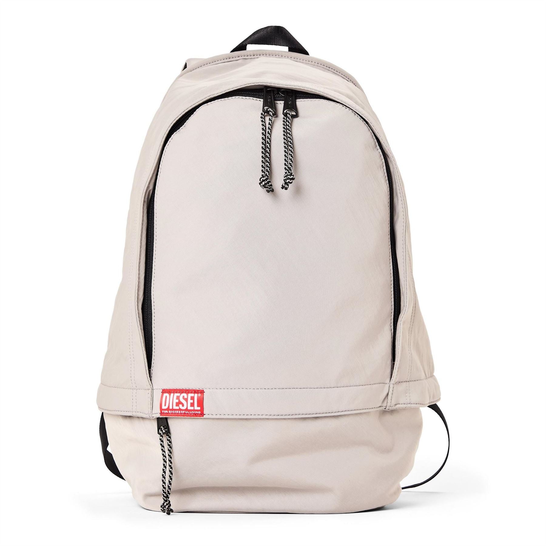 Diesel Solid Patterned Rave Backpack with Logo Patch
