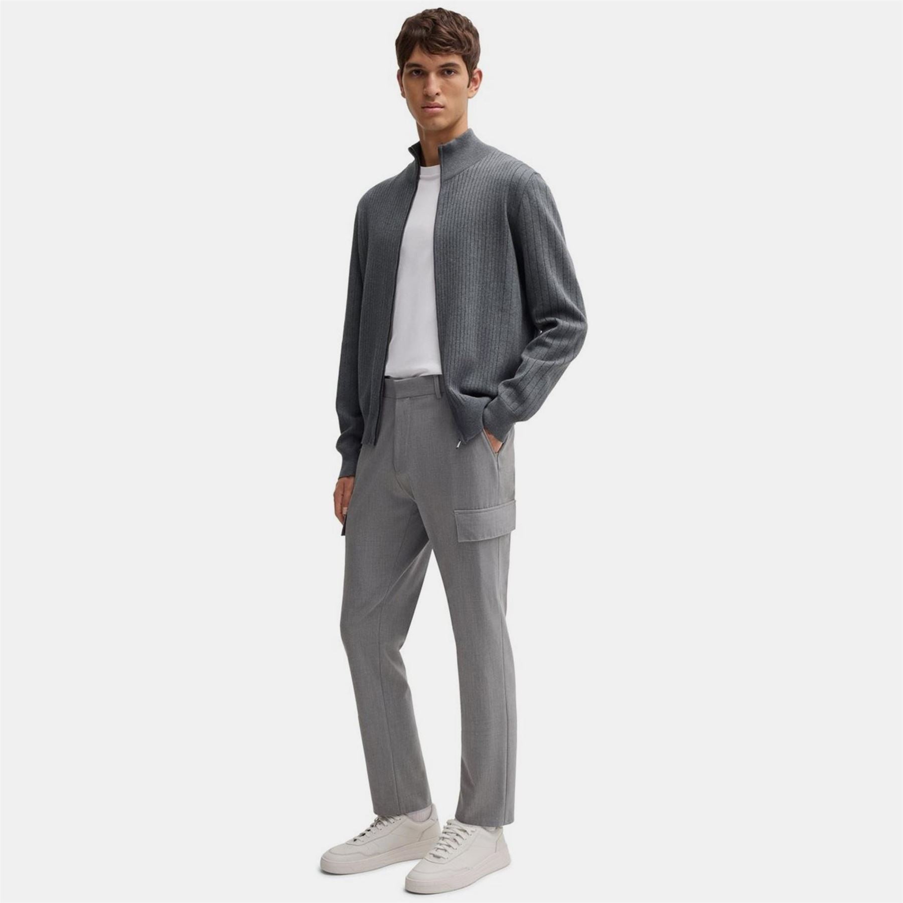 Boss Mock Neck Regular Fit Sweater