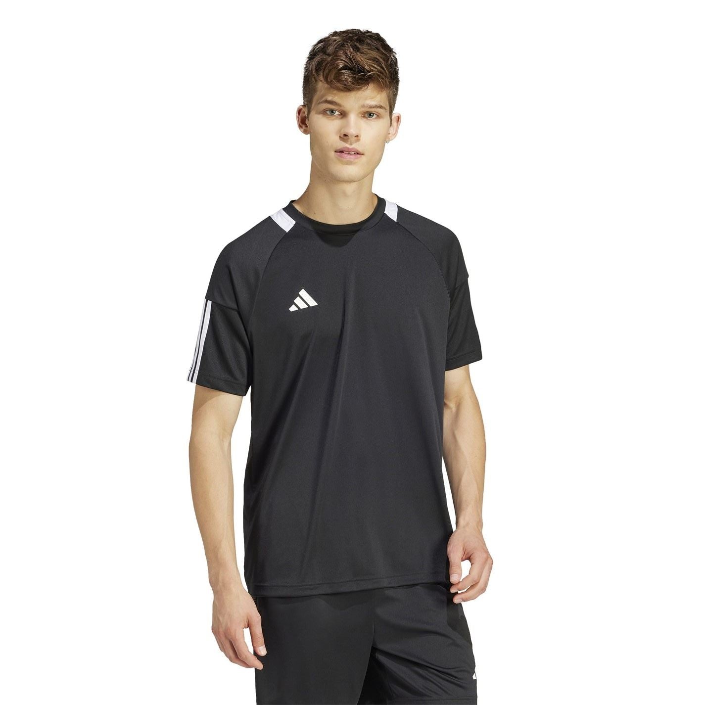 adidas Mens Classic 3 Stripe Sereno T-Shirt