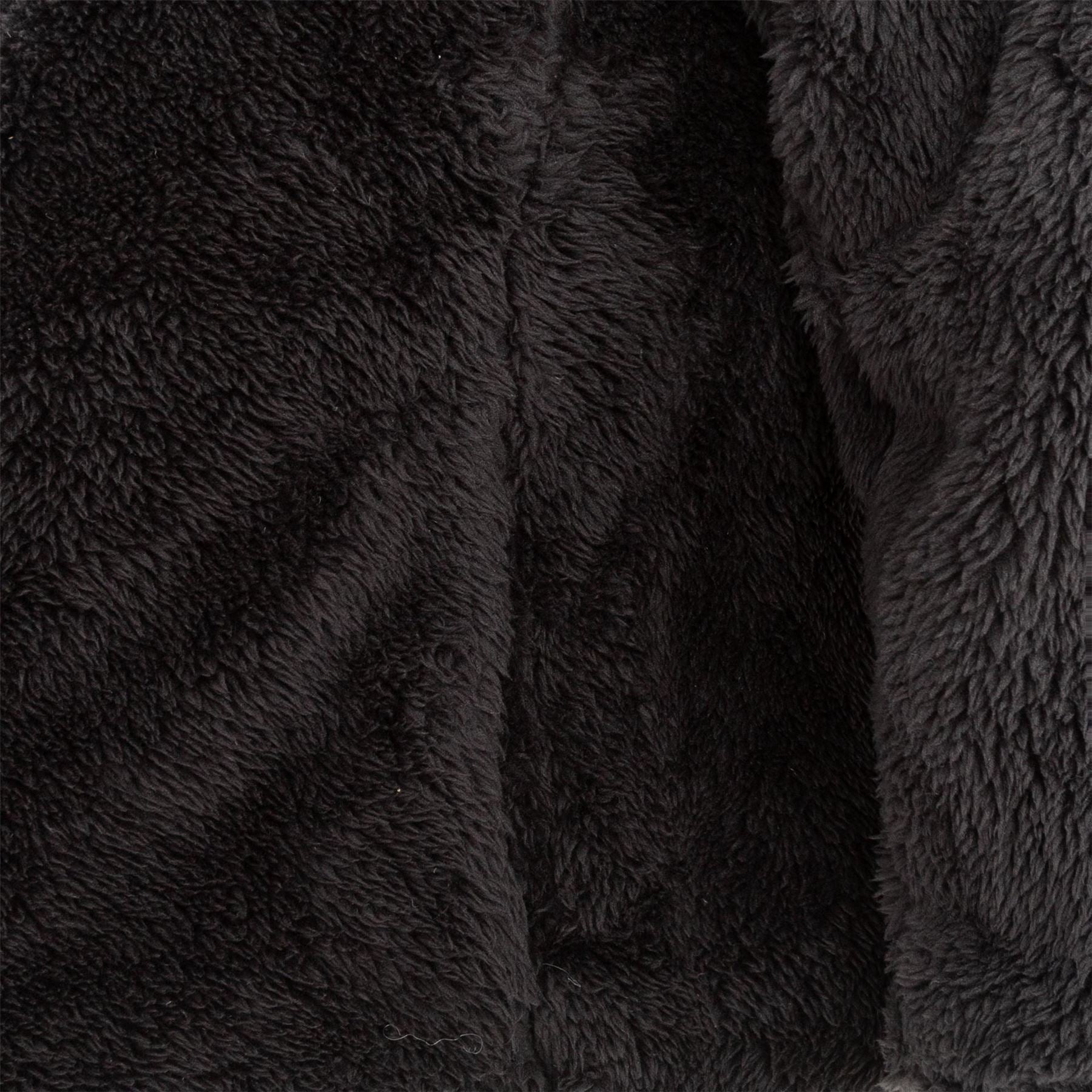 SoulCal Full Zipper Solid Patterned Fleece Jacket