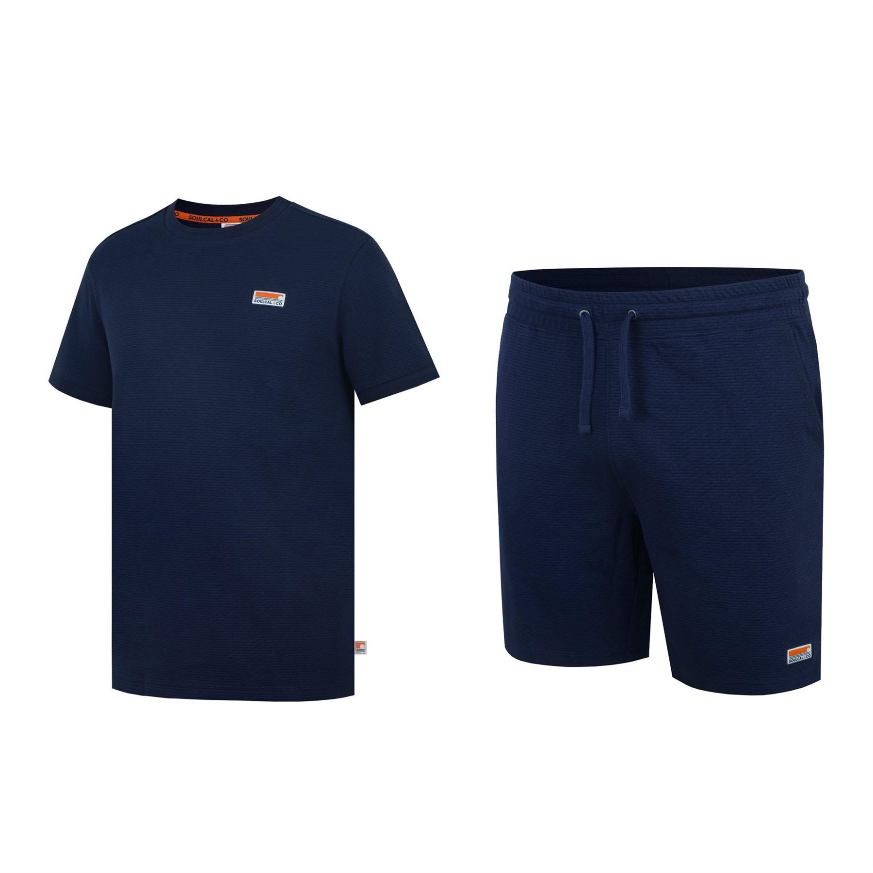 SoulCal Crew Neck Short Sleeve T-Shirt and Short Set