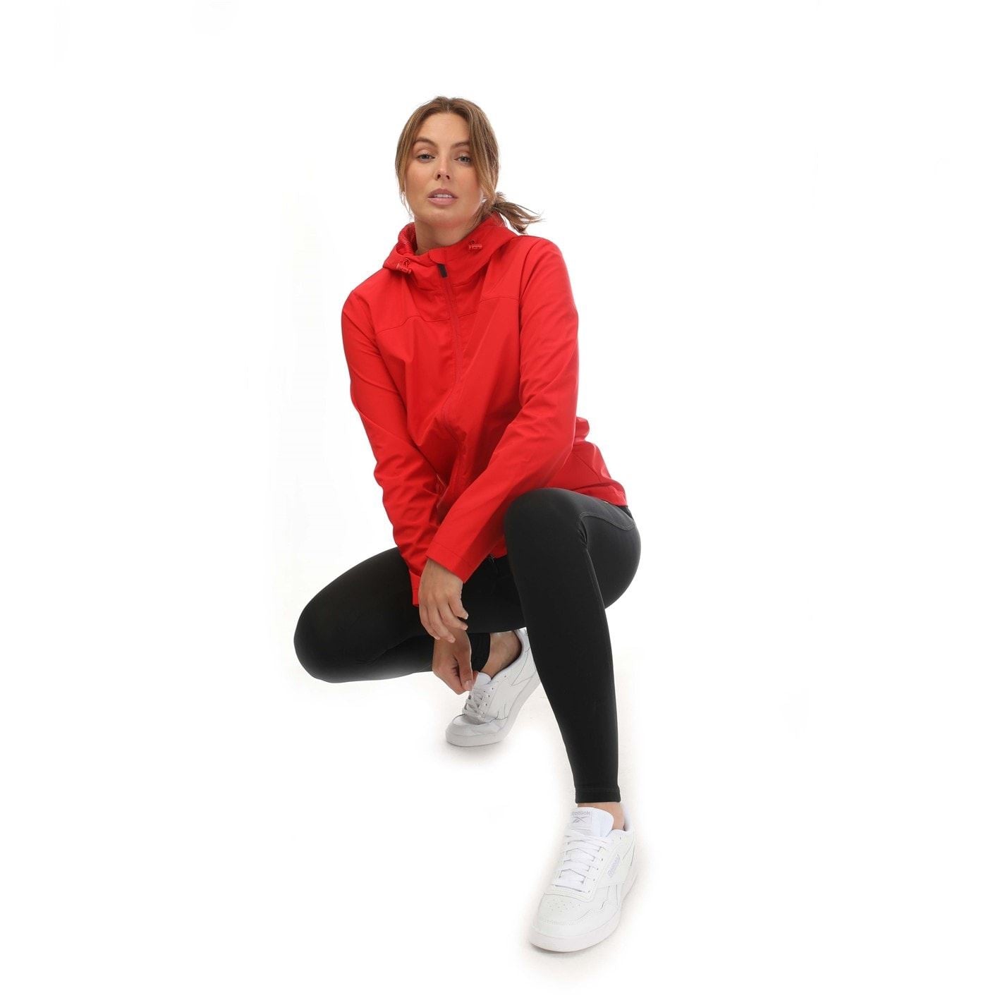 Castore Borg Bomber Funnel Neck Short Jacket