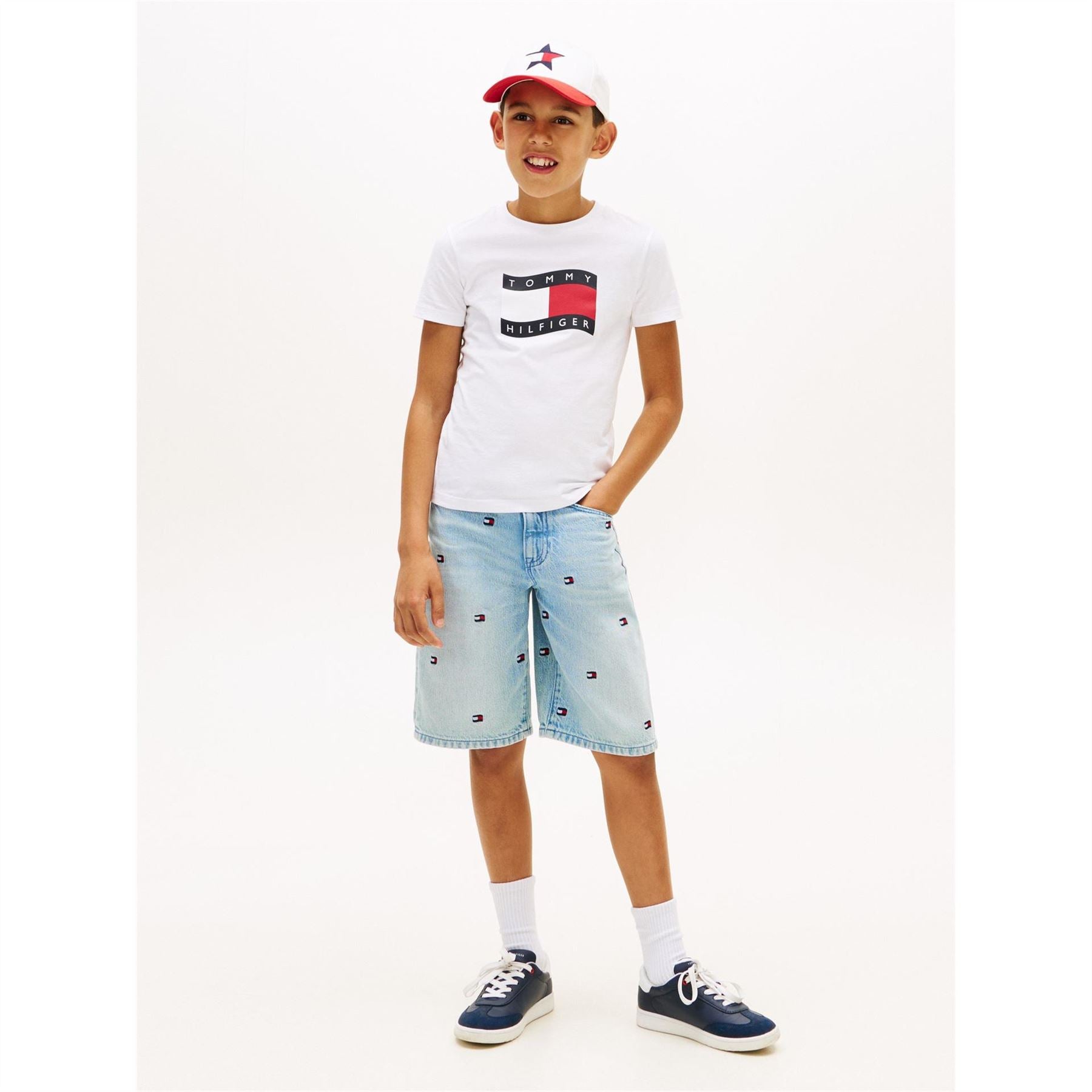 Tommy Hilfiger Wavy Flag Tee Jn62