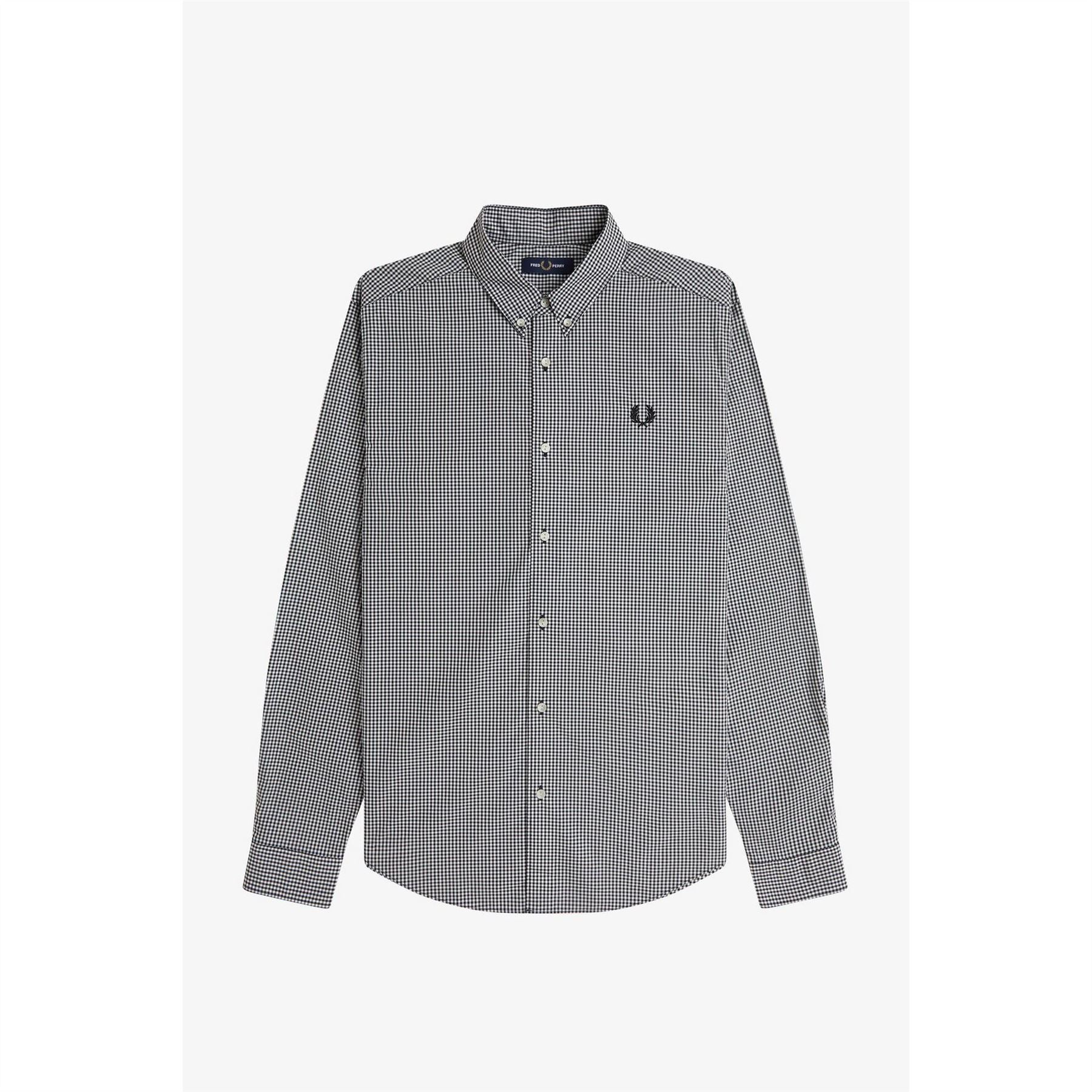 Fred Perry Long Sleeve Patterned Shirt