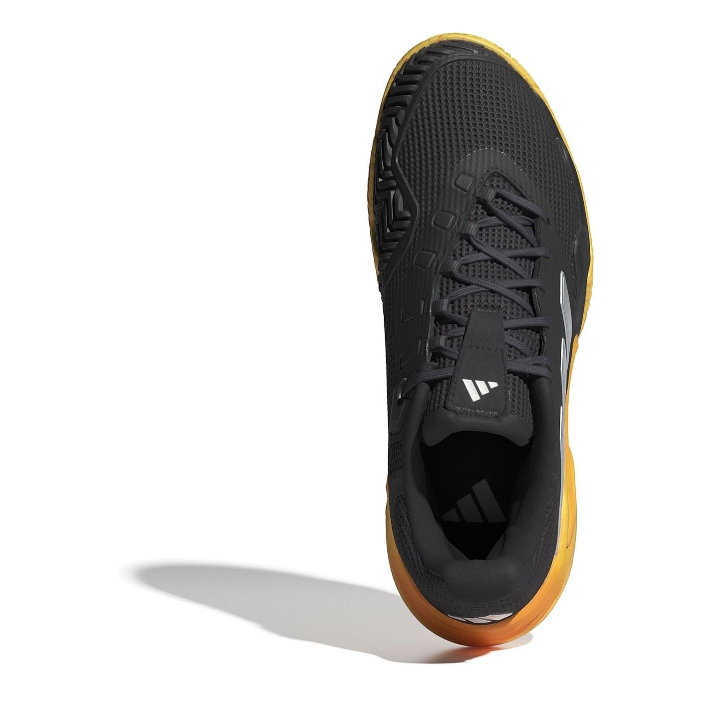 adidas Barricade 13 Low Top Round Toe Flat Heel Sneakers