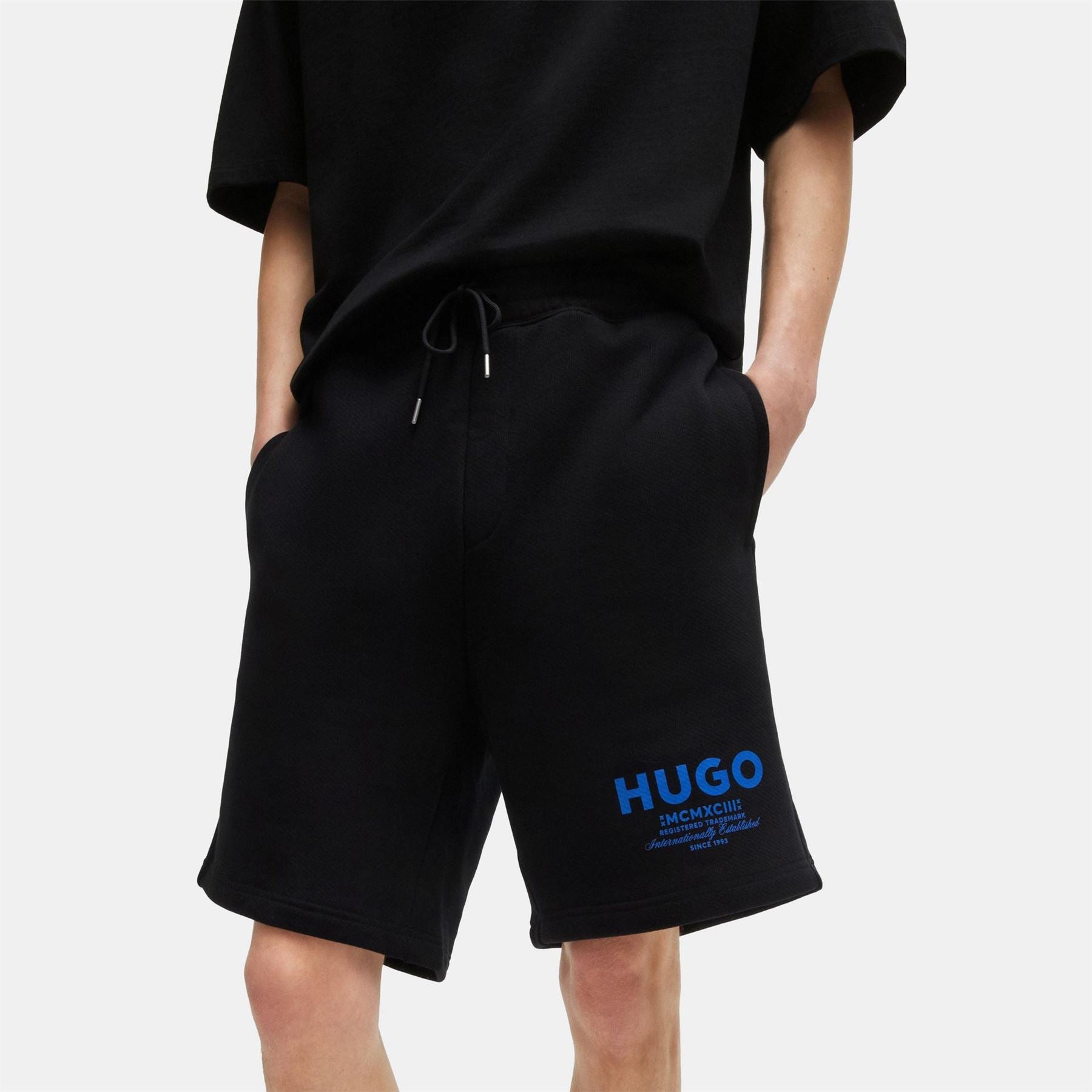 Hugo Nomario Fleece Jogger Shorts