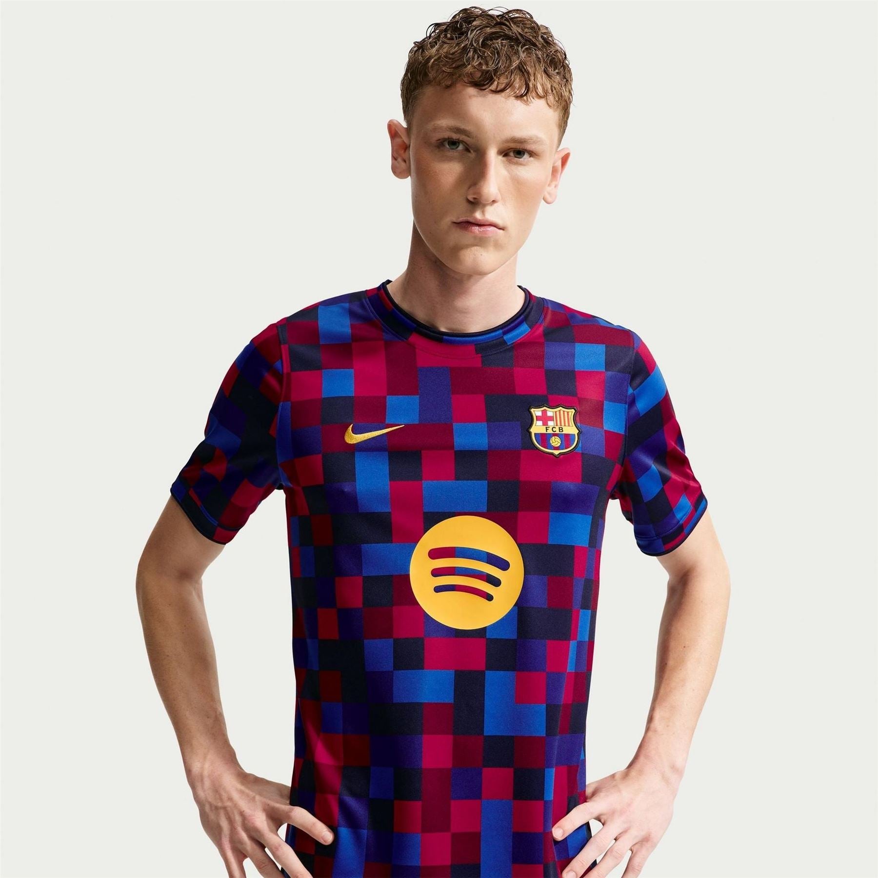 Nike Mens Barcelona Pre Match Shirt 2026 27