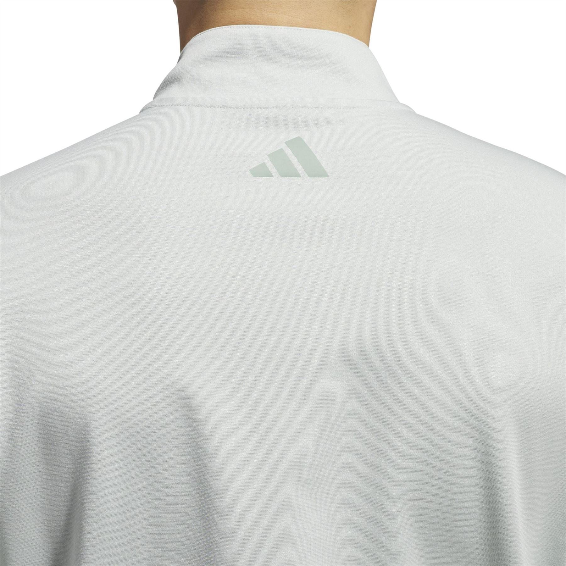 adidas Elevated Zip Neck Long Sleeve Sweatshirt
