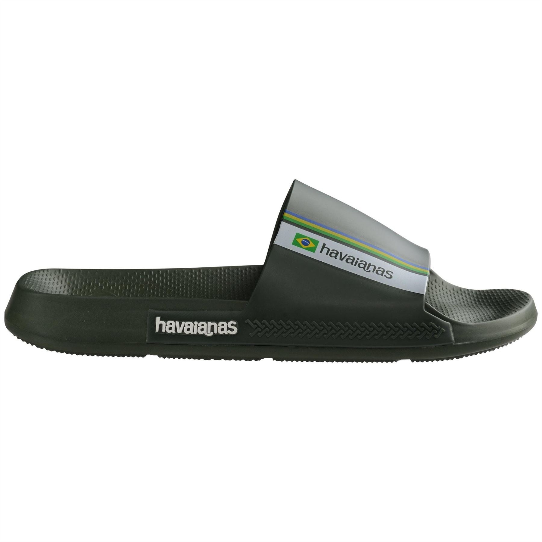 Havaianas Womens Hav. Slide Brasil Black 35 36 Flip Flops