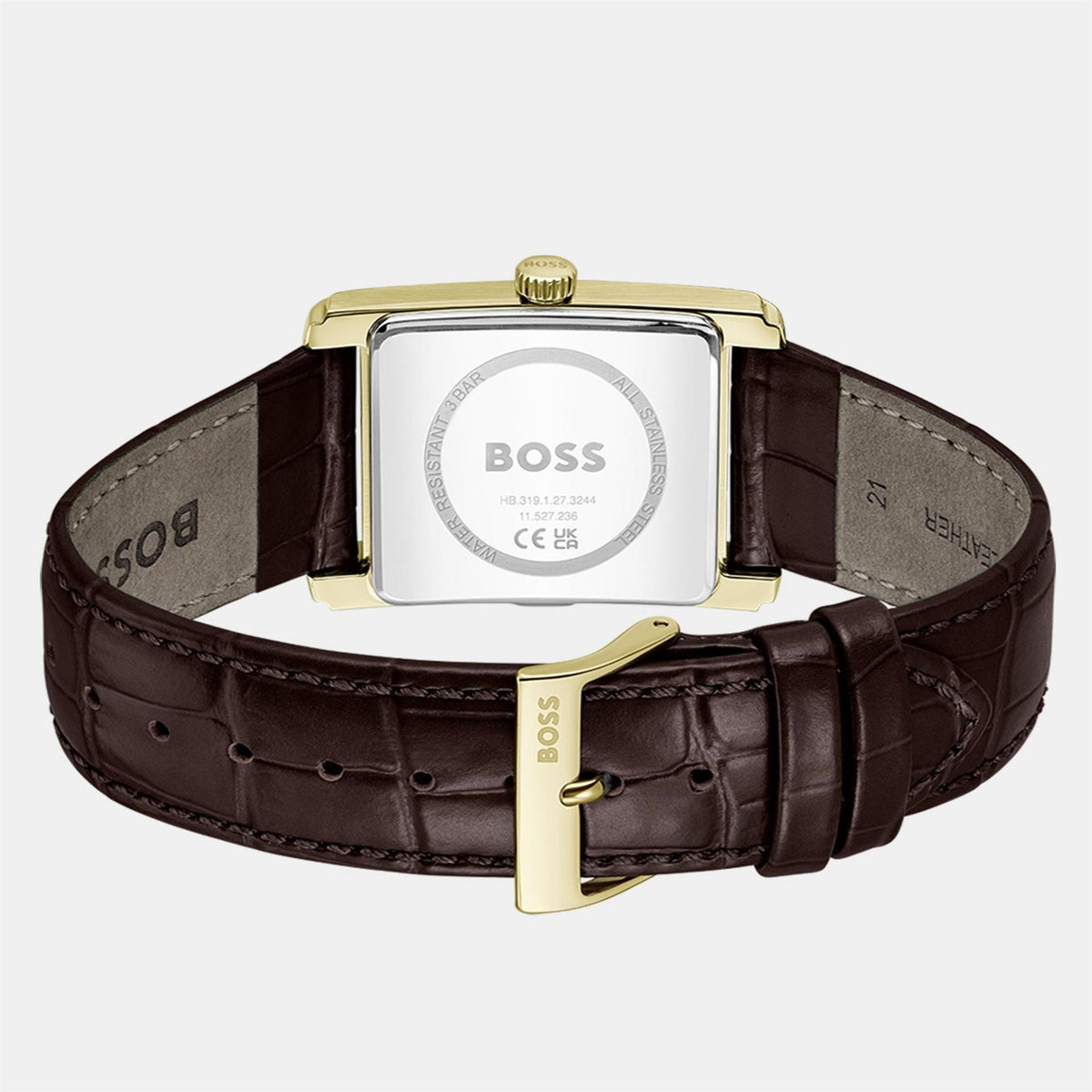 Boss Principle Dress Watch With Leather Strap