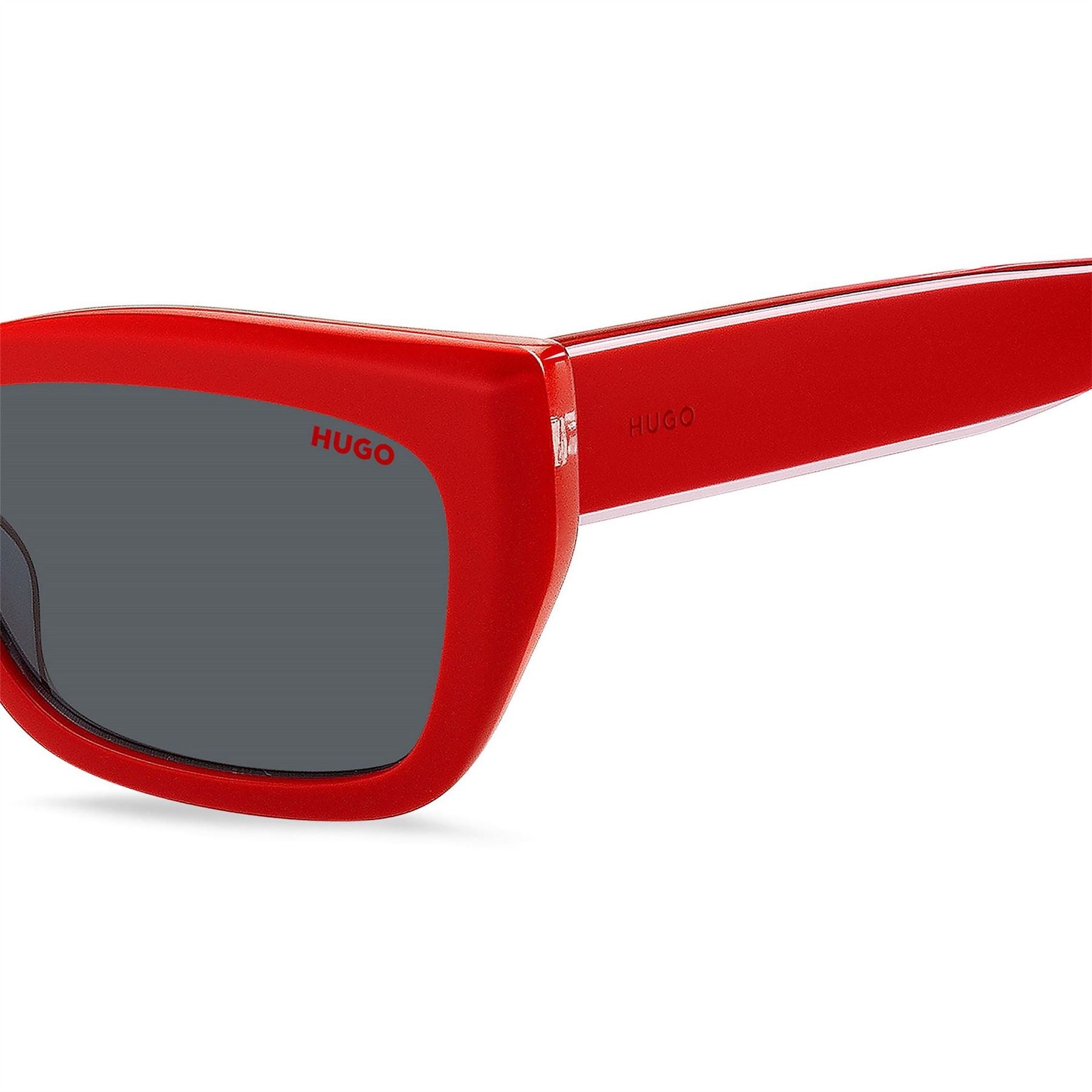 Hugo Rectangular Round Sunglasses