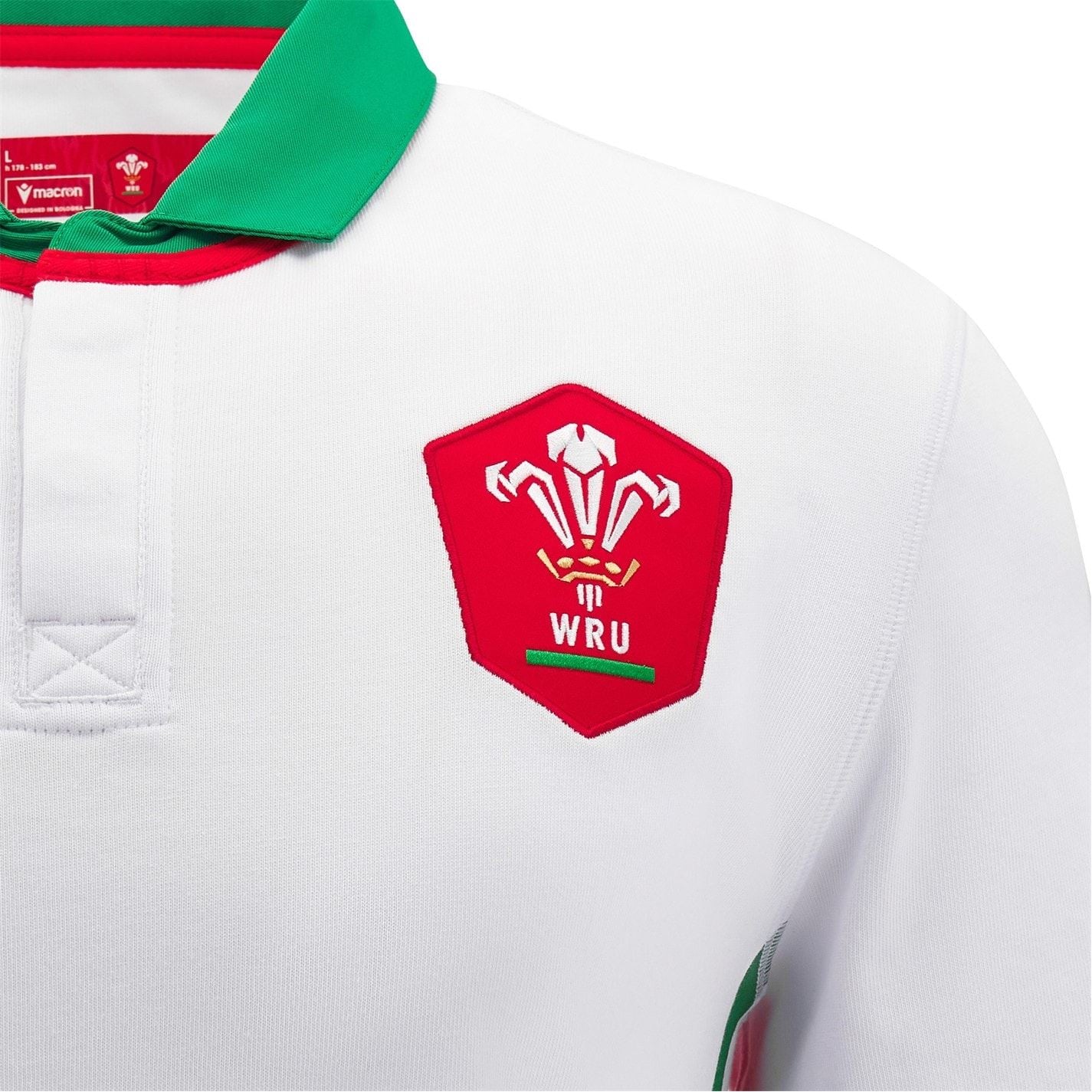 Macron Welsh Rugby Union Away Shirt 2024 Adults