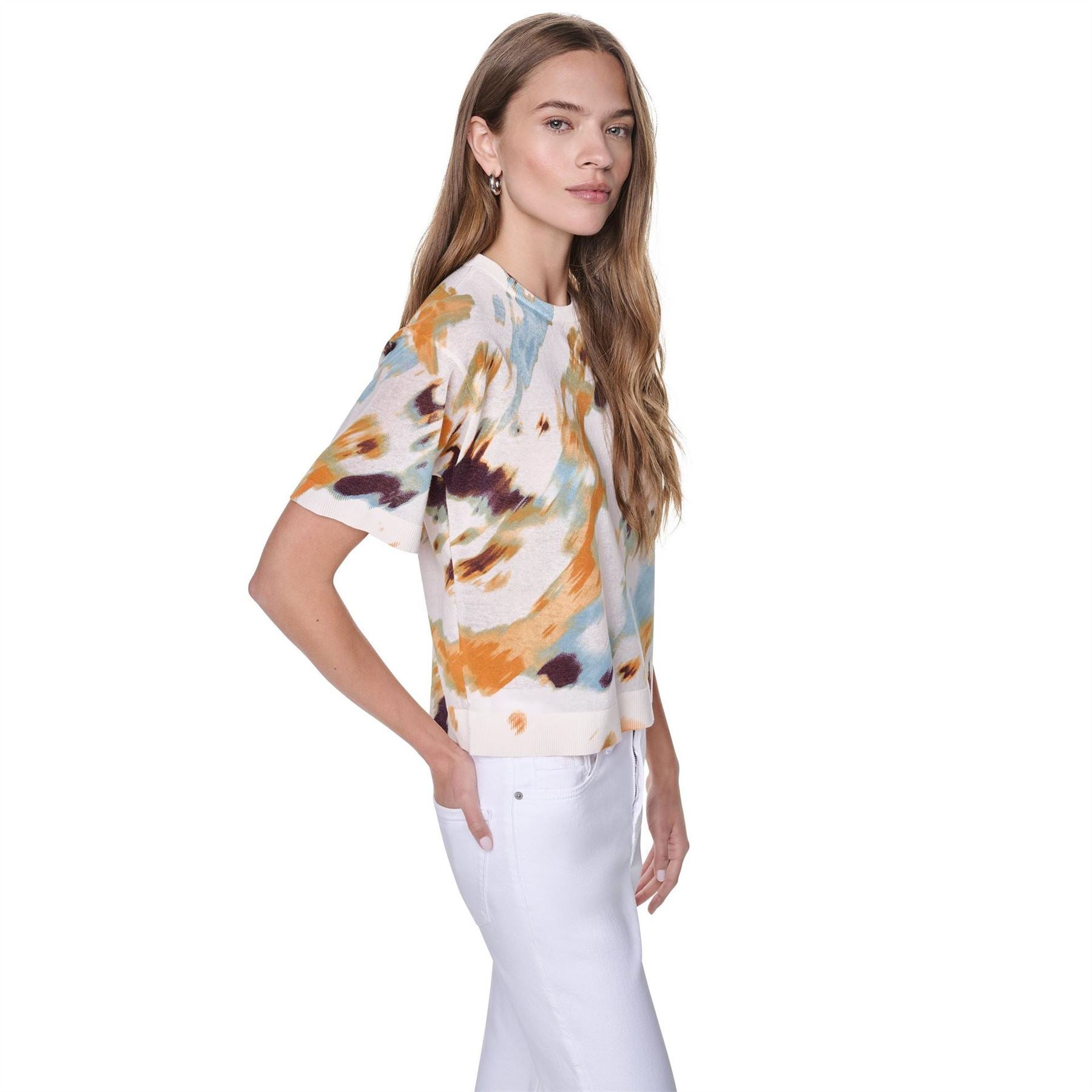 DKNY Short Sleeve Blouse