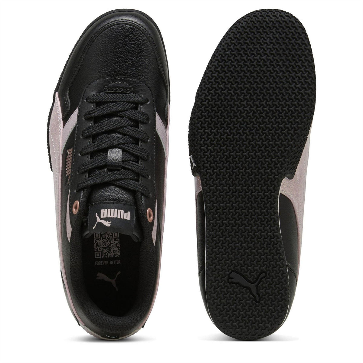 Puma Bella D Glitter Canvas Low Top Sneakers