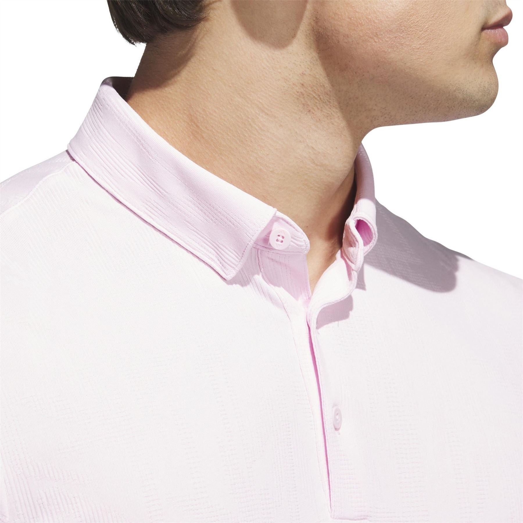 adidas Go To Text Short Sleeve Performance Polo Shirt