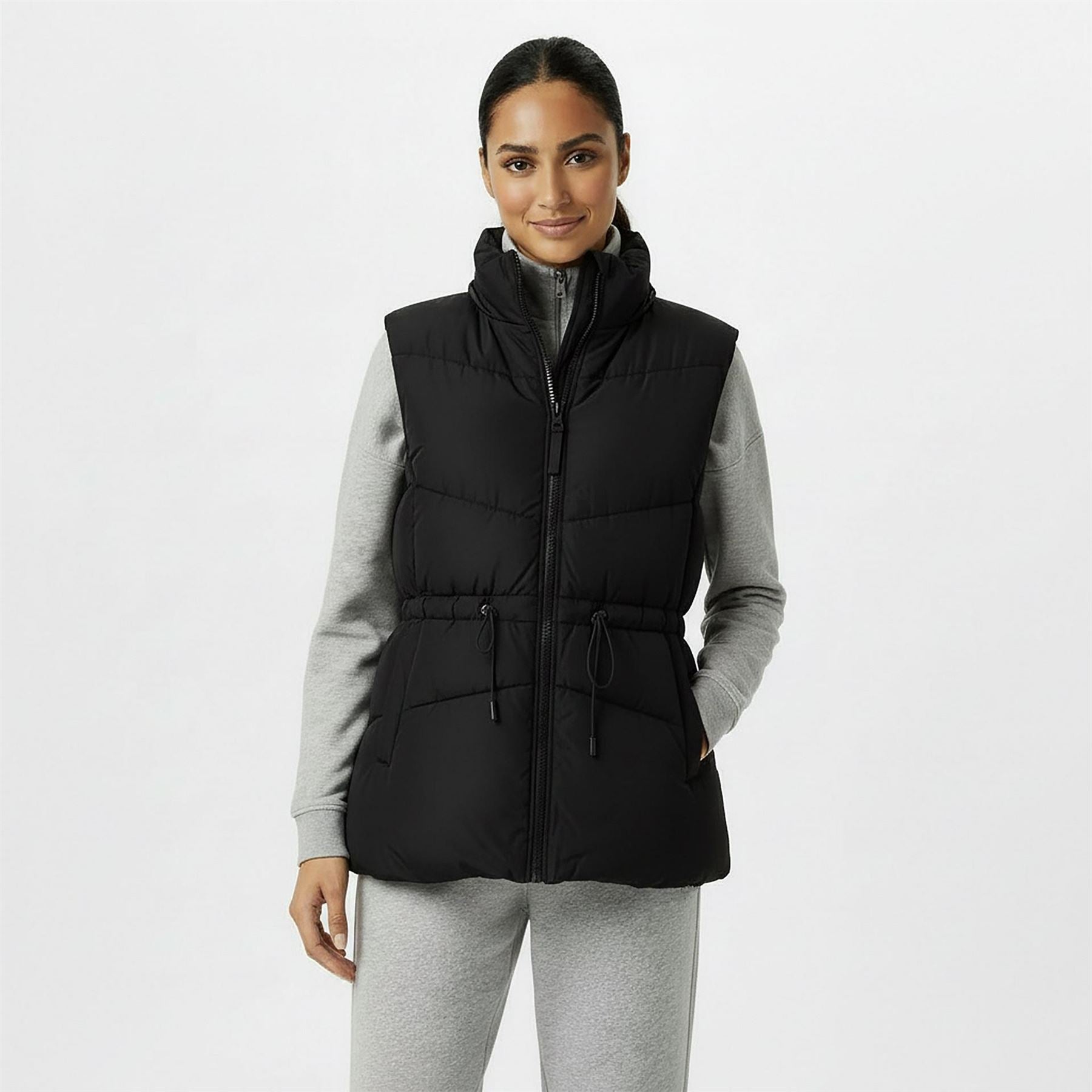 Jack Wills Bungee Waist Padded Gilet