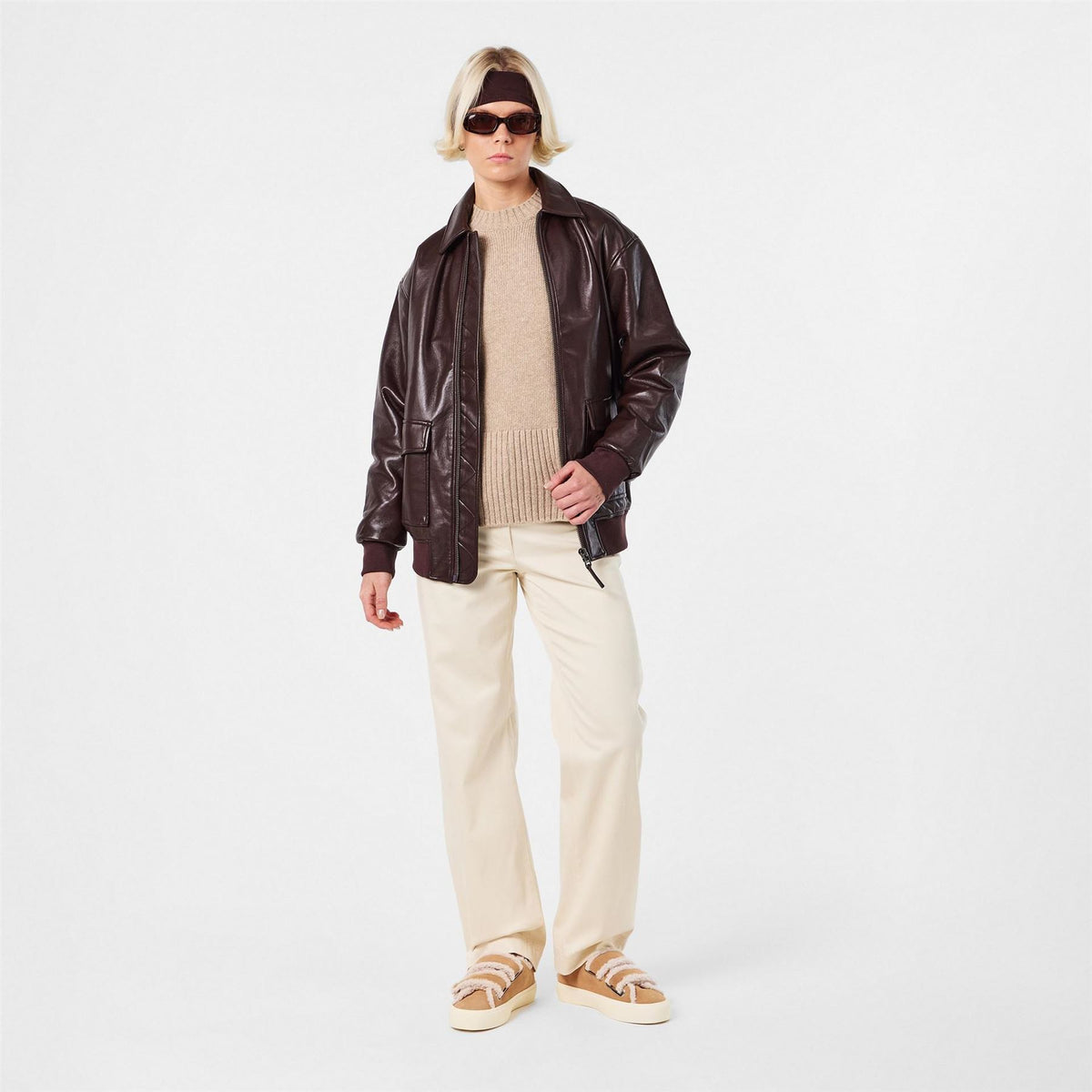 Inuikii Shearling Velcro Low Top Sneakers