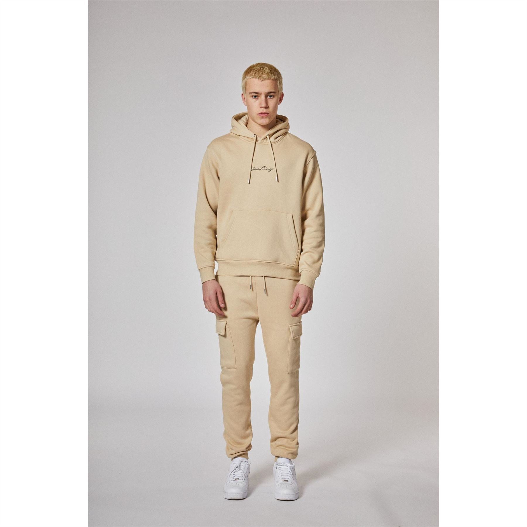 Criminal Damage Cali Hooded Relaxed Fit Sweat Jacket