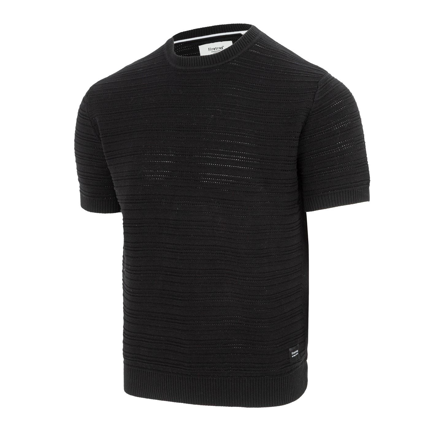 Firetrap T-Shirts Crew Neck Knit Pullover Top