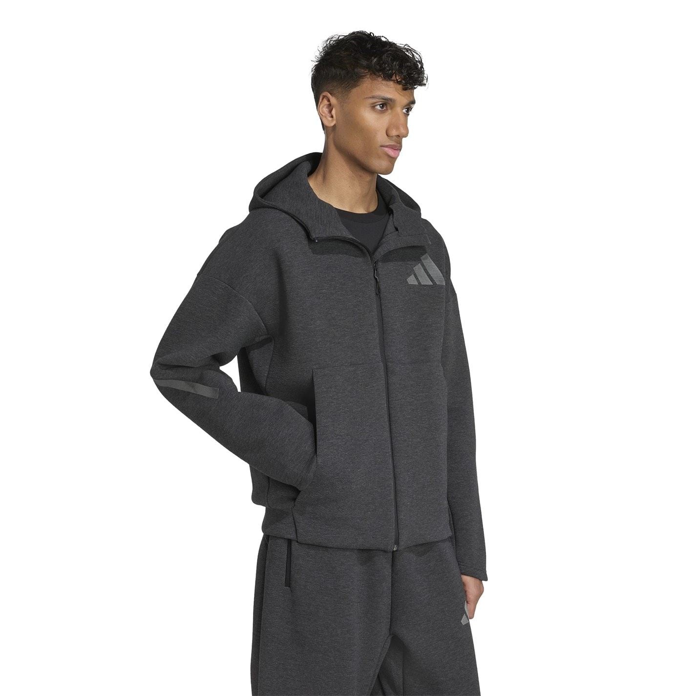 adidas Mens Z.n.e. Premium Full Zip Hoodie