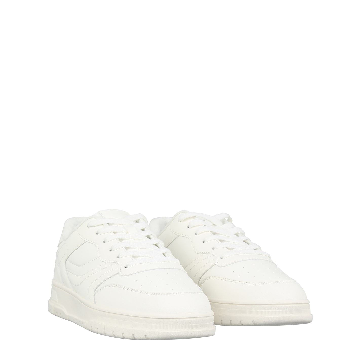 Fabric Round Toe Flat Heel Trainers