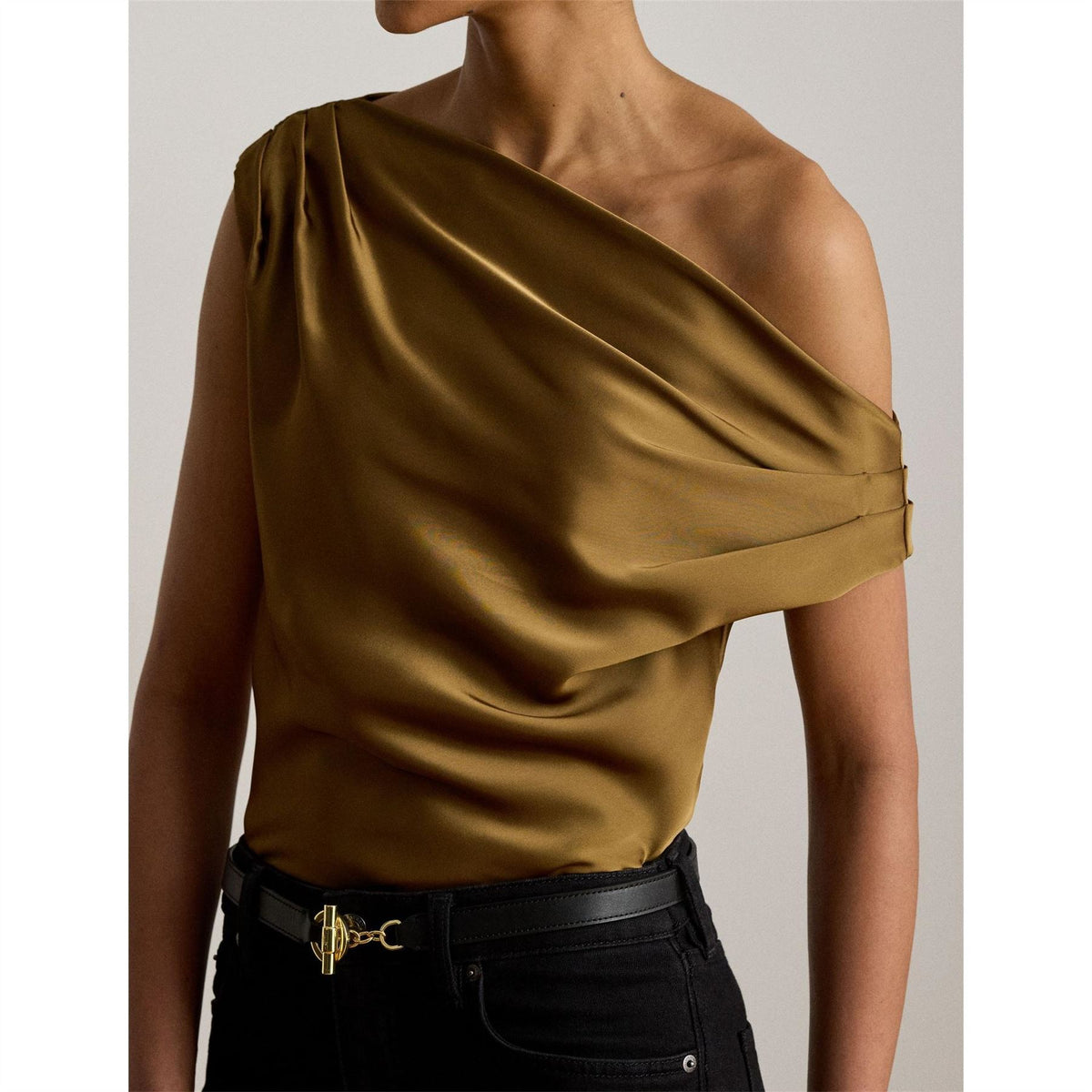 Lauren by Ralph Lauren Short Sleeve Plain Shirt