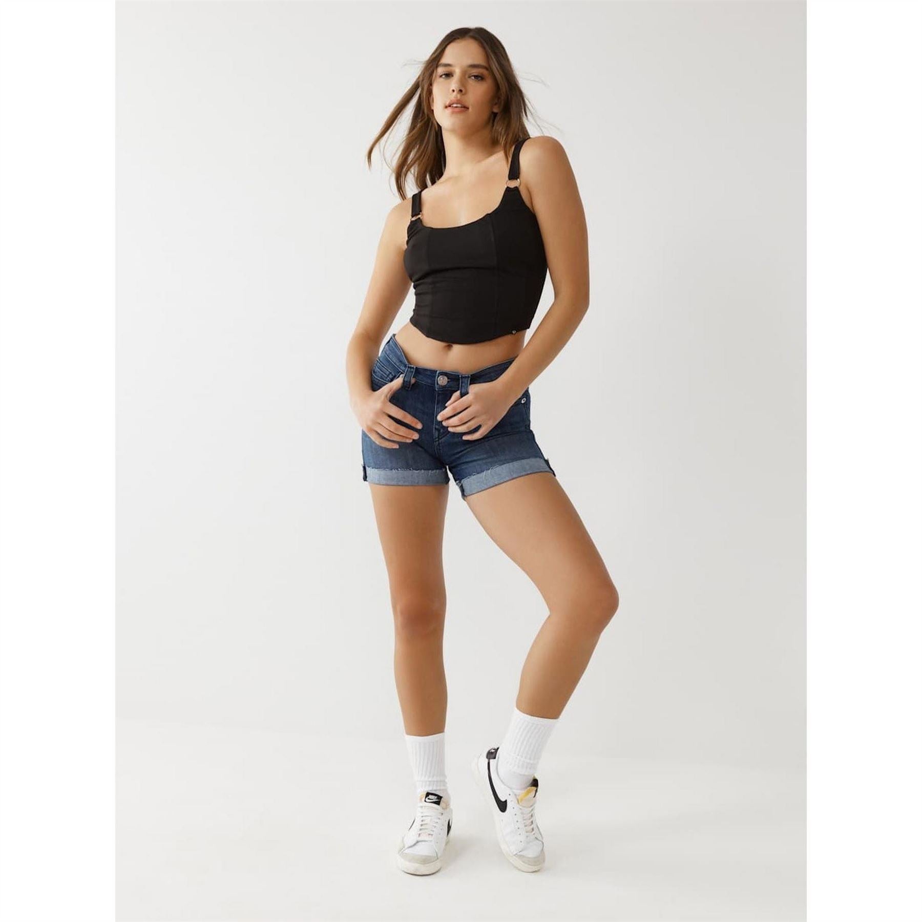 True Religion Womens Jayde Sun Shorts