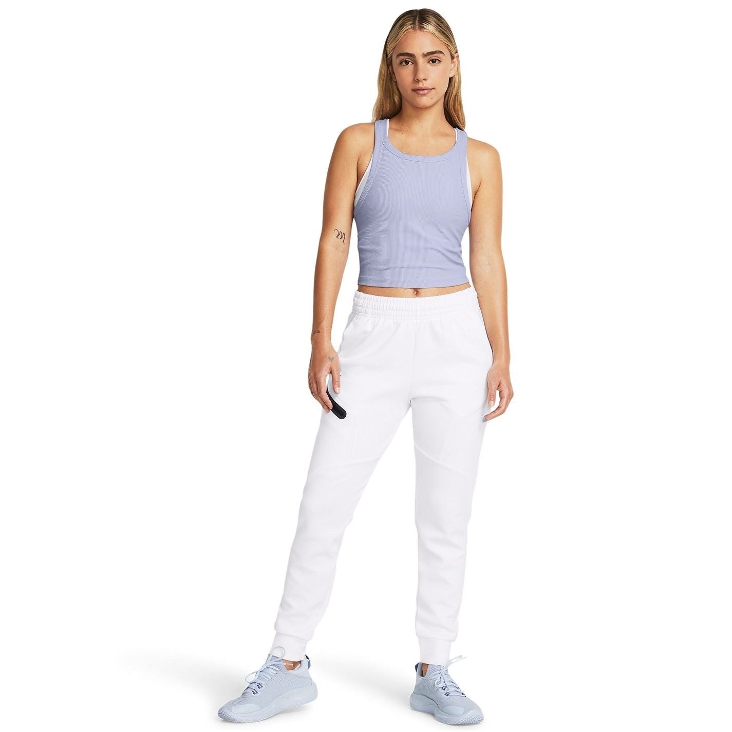 Under Armour Merdn Crew Neck Cropped Slim Fit Tank
