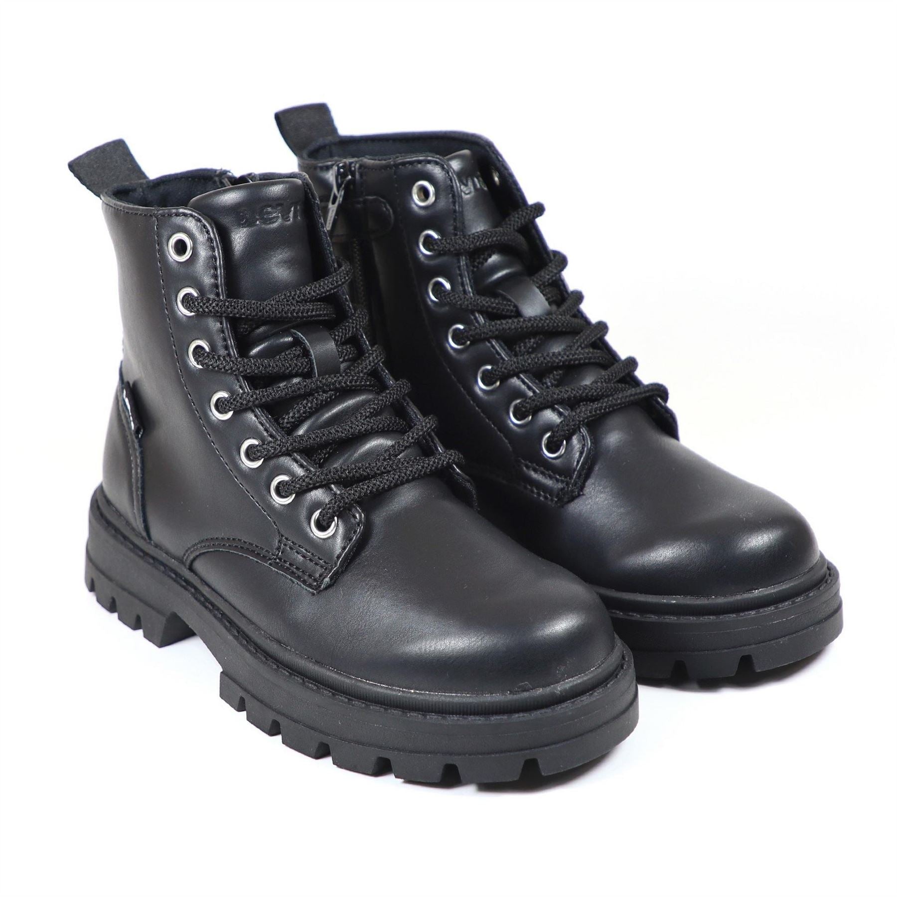 Levis Pasadena Refresh Combat Boots with Lug Sole