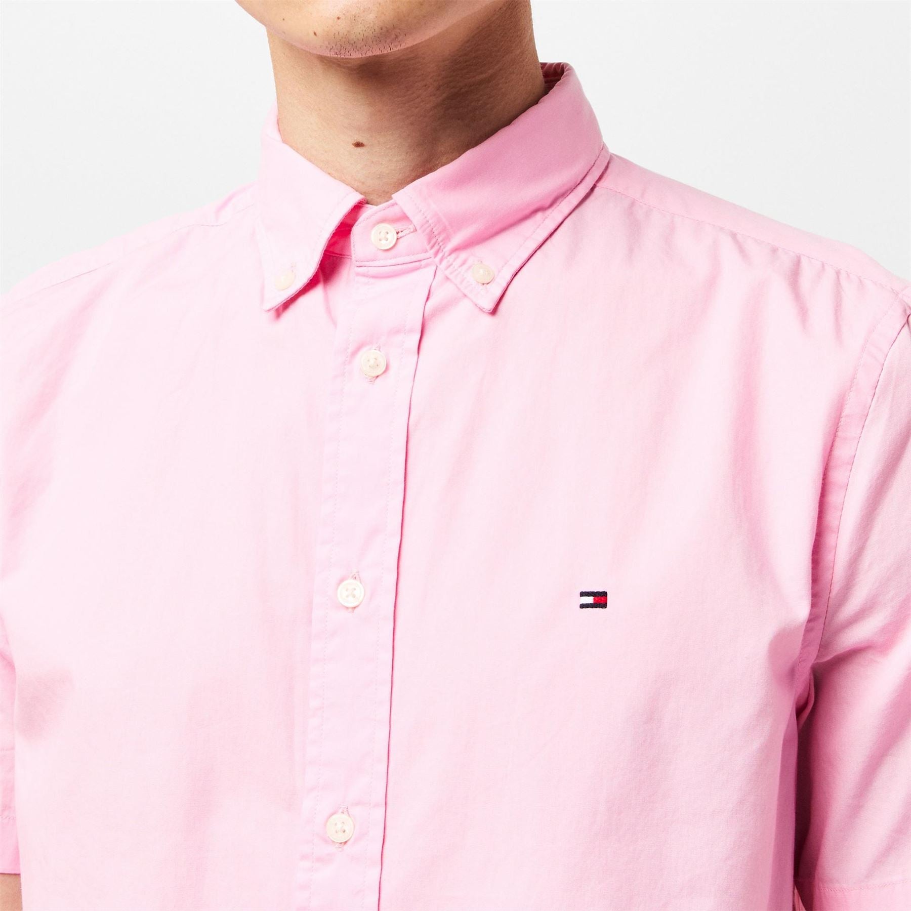 Tommy Hilfiger Poplin Regular Fit Button Down Collar Shirt