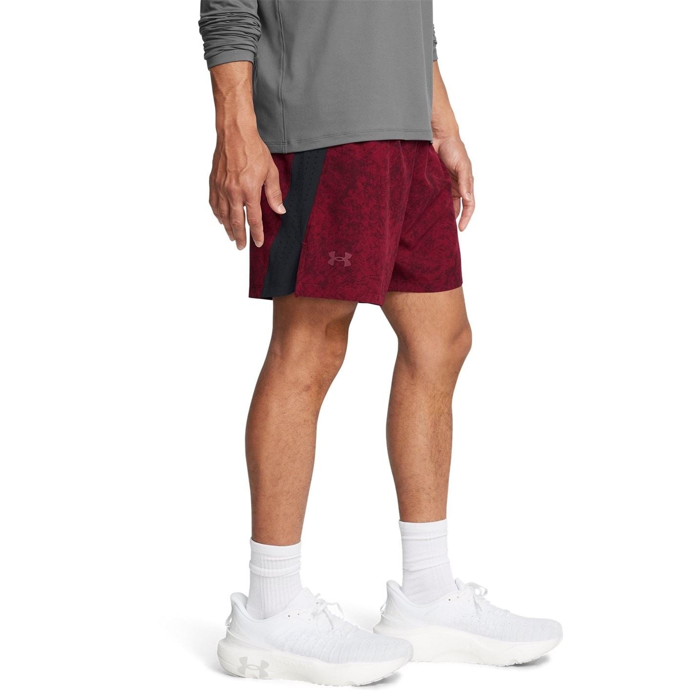 Under Armour Mens Armour Ua Launch Pro 7 Printed Shorts Running Shorts