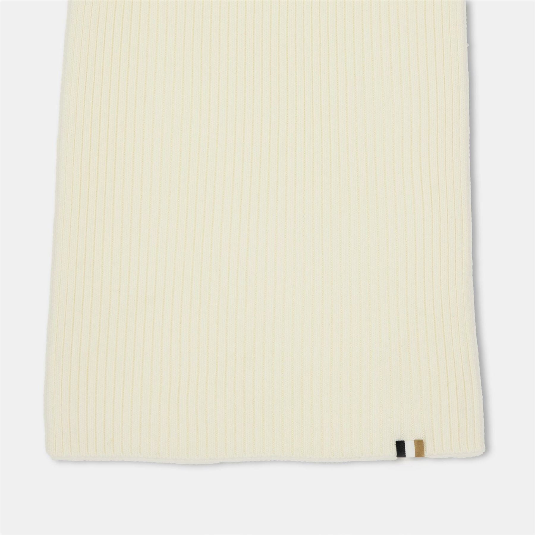 Boss Lyarana Ribbed Knit Scarf
