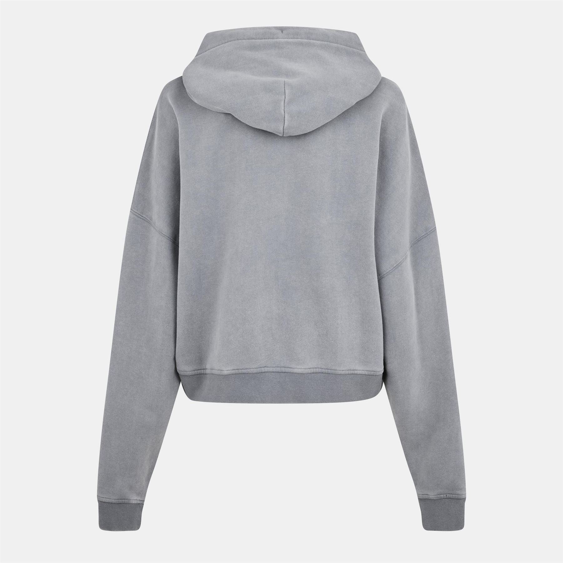 Jack Wills Washed Hooded Ribbed Cuff Sweat Jacket