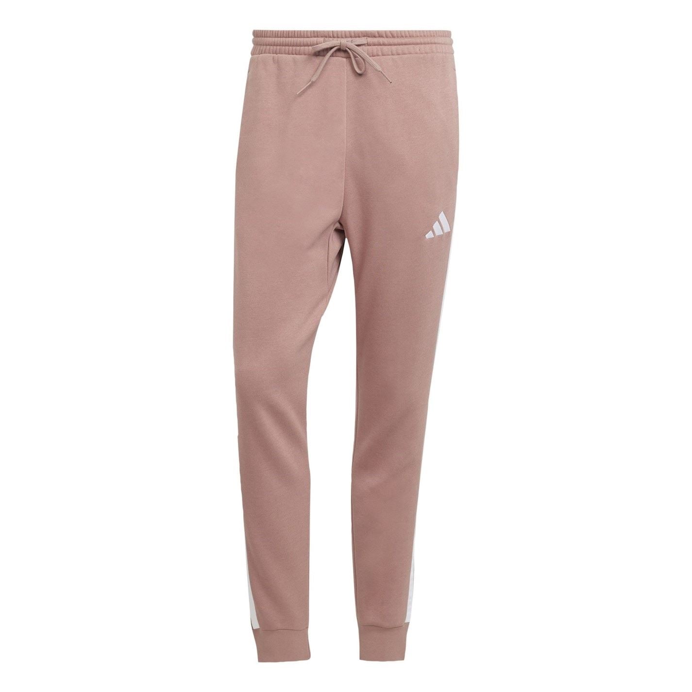adidas Fleece Tapered Cuff 3 Stripes Joggers M