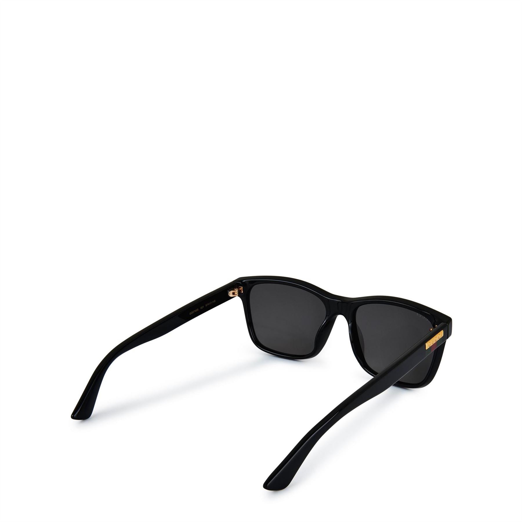 Gucci Gg0746s Mens Web Square Sunglasses