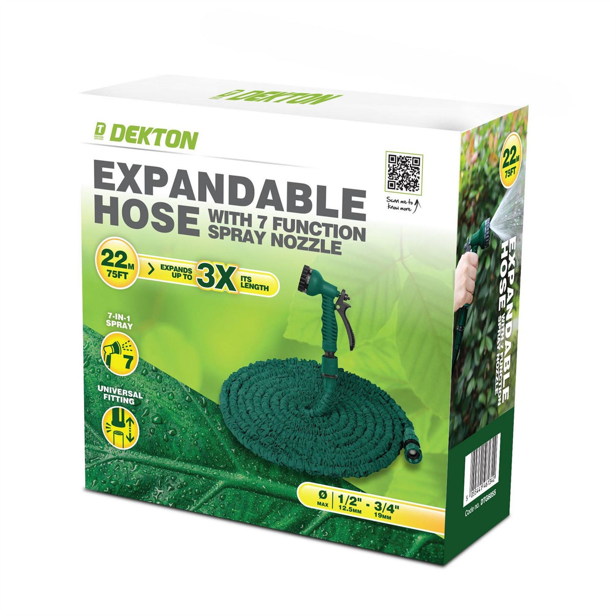 Dekton Expandable Garden Hose And Spray Gun Set