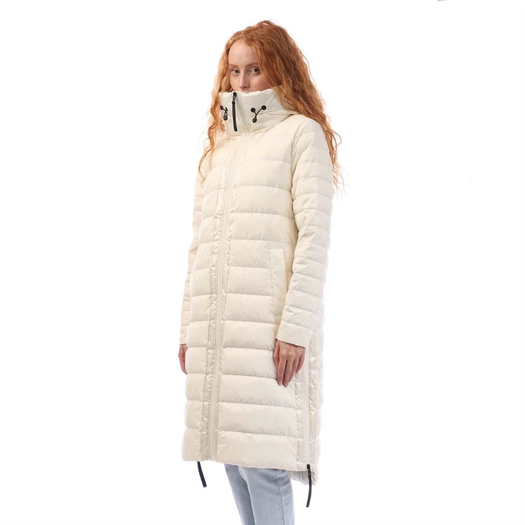 DKNY Fill Hooded Quilted Puffer Coat