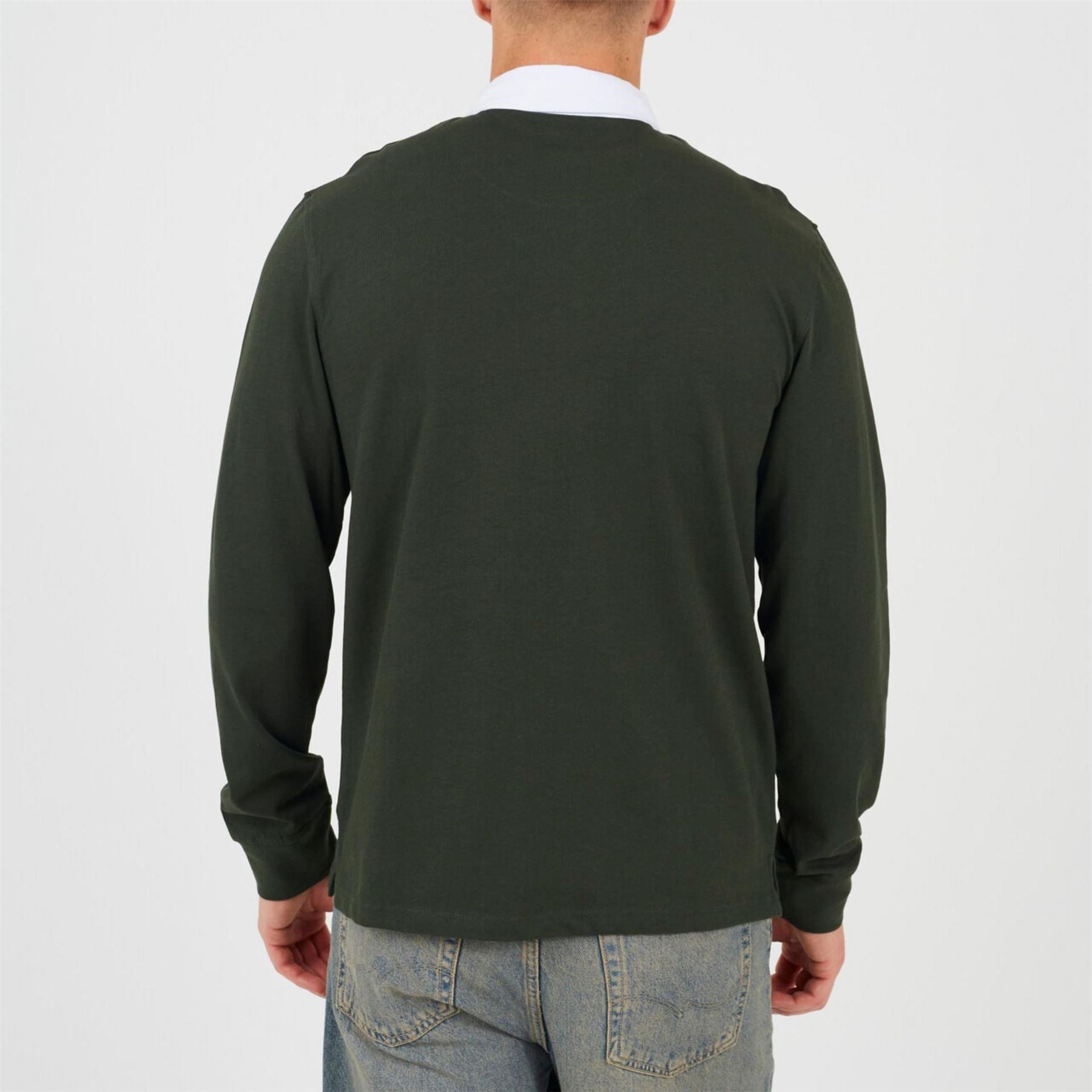 Brave Soul Long Sleeved Rugby PolOvershirtt