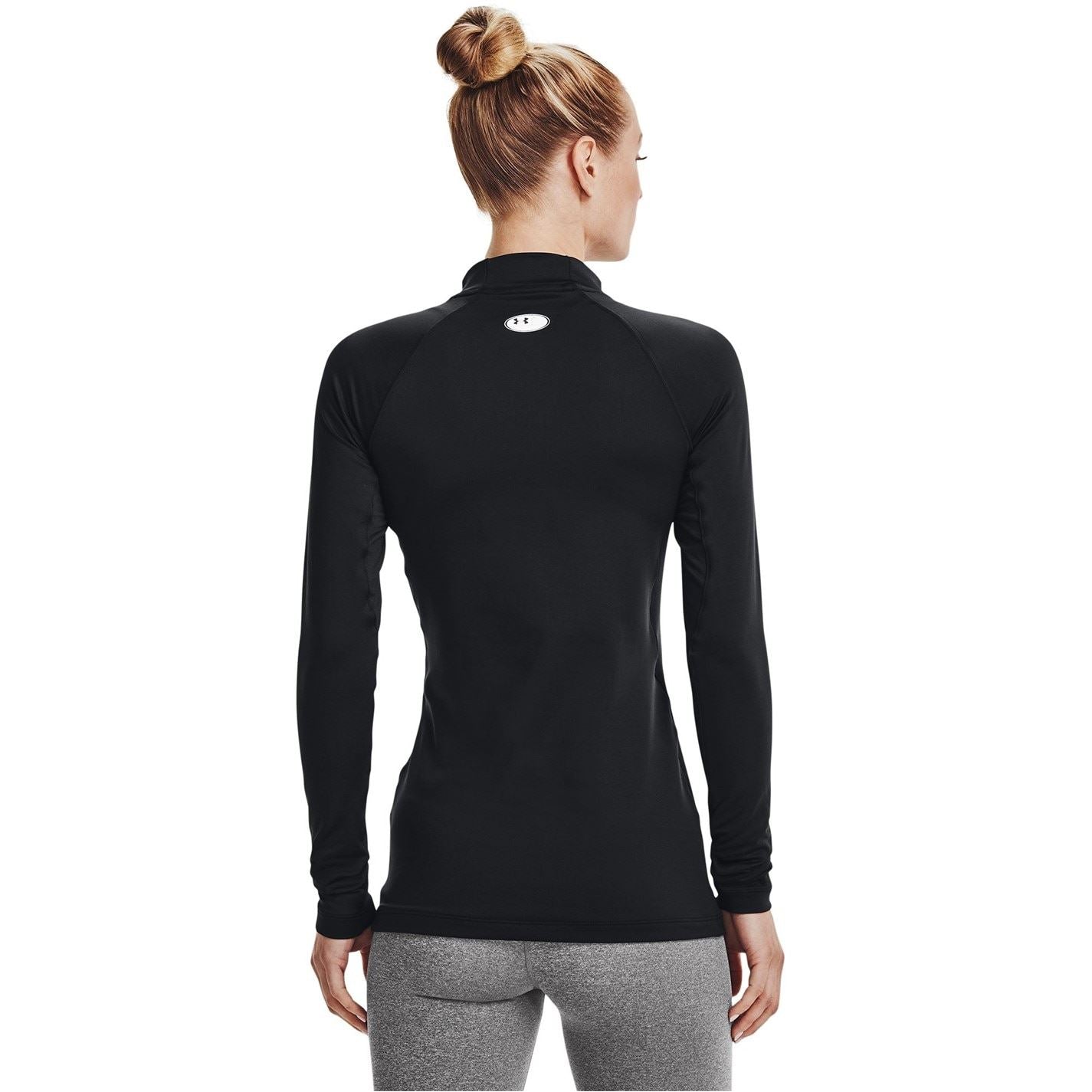 Under Armour Authentics Long Sleeve Performance Mockneck Gym Top
