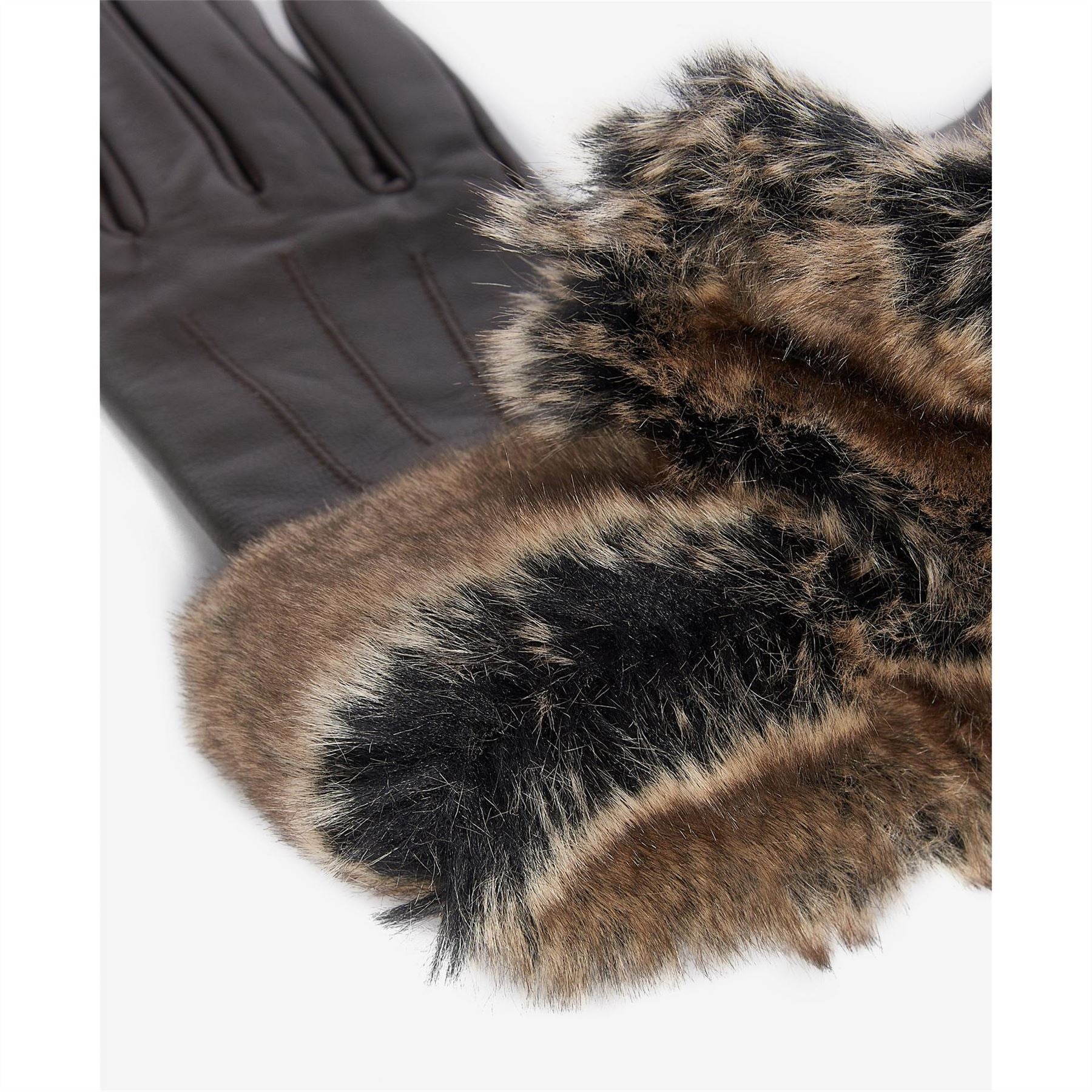 Barbour Trimmed Leather Gloves