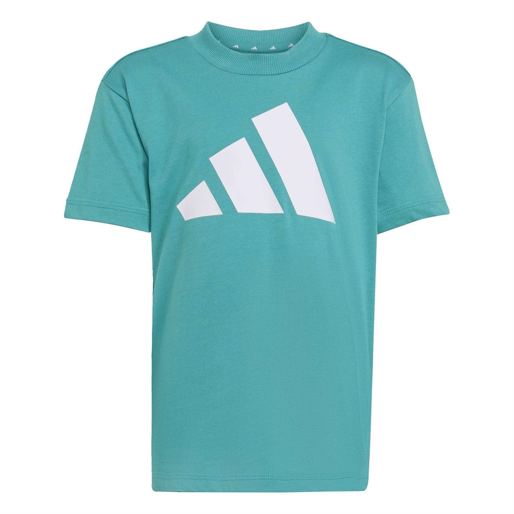 adidas Juniors Bold Logo Crew Neck Short Sleeve T-Shirt