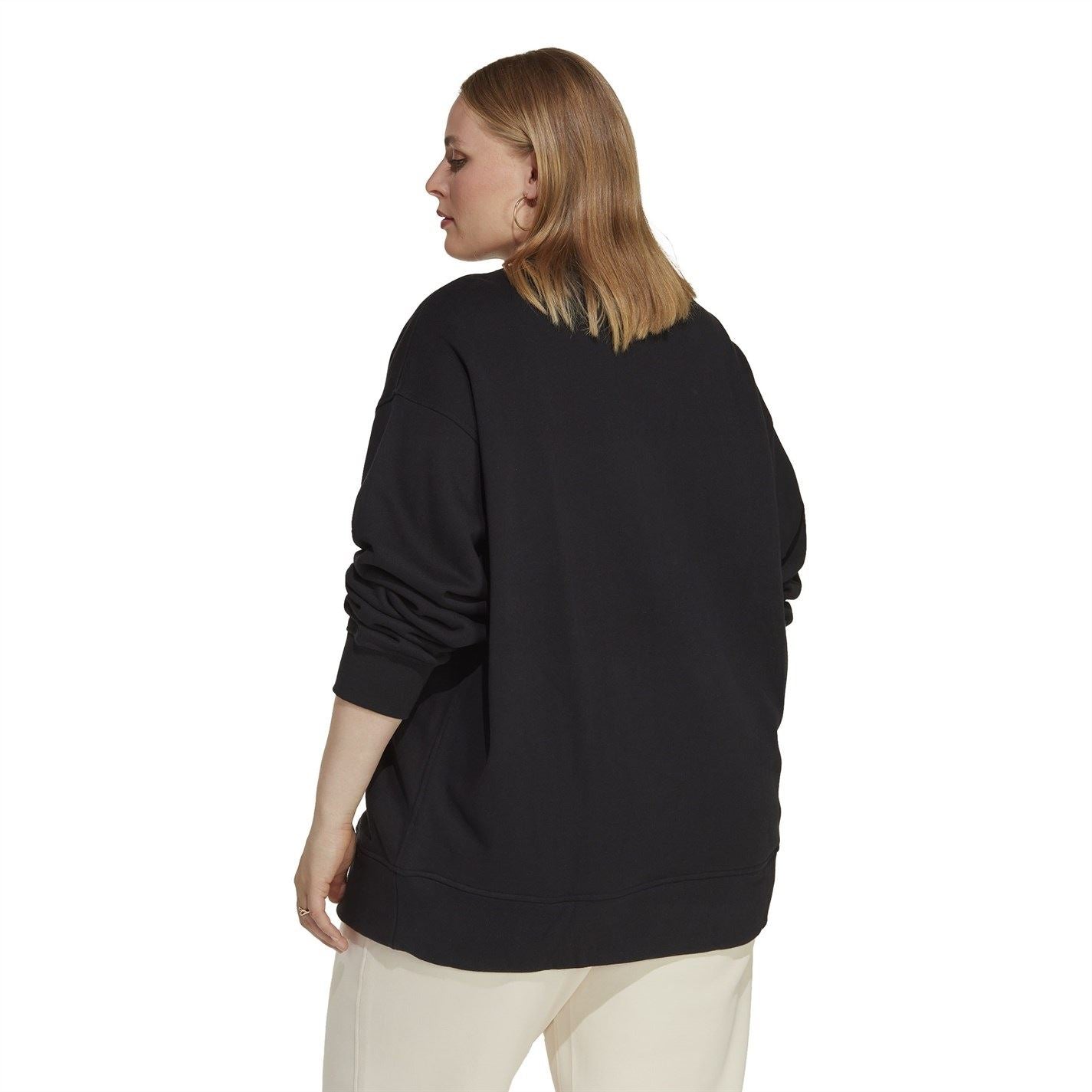 adidas Originals Womens Essentials Oversized Plus Size Sweatshirt