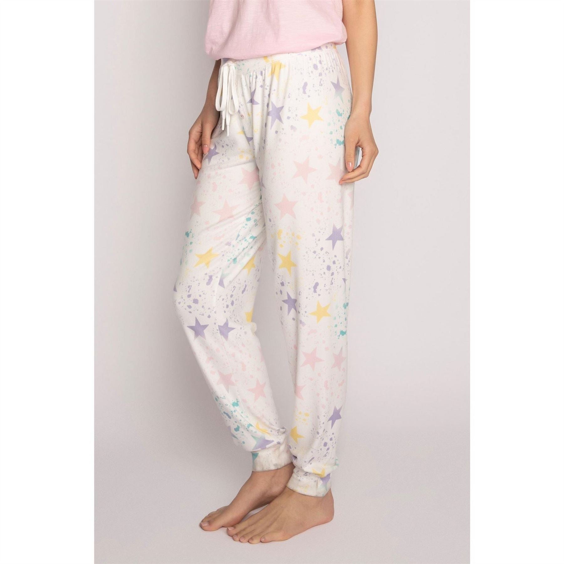 PJ Salvage Salvage Drawstring Star Pant