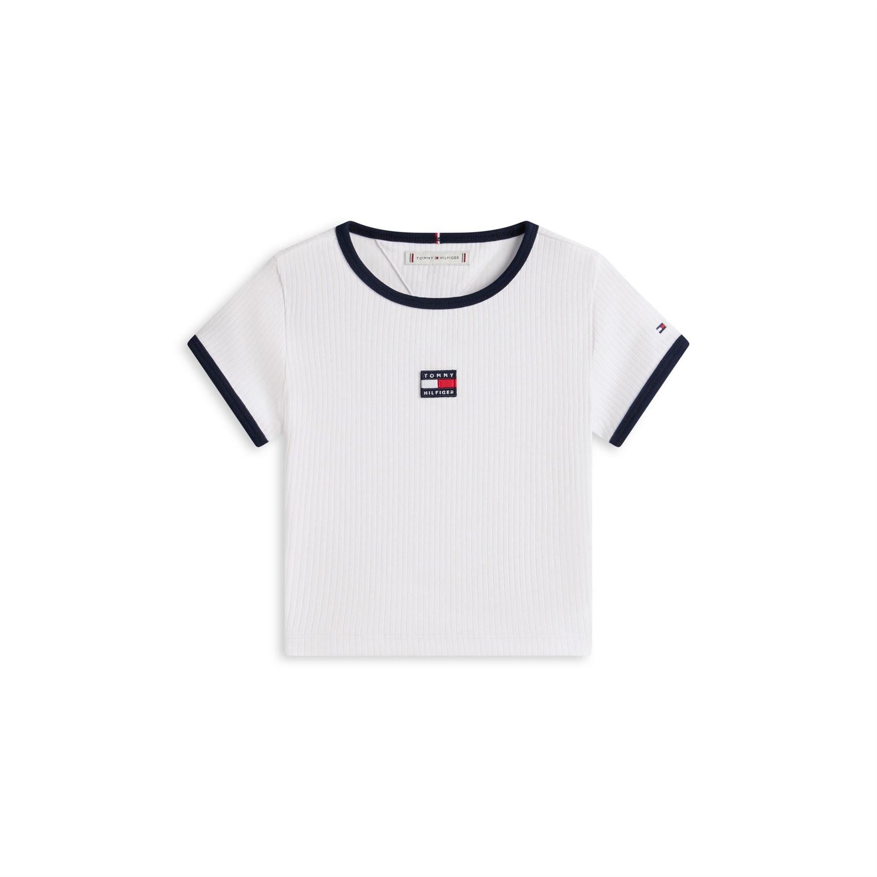 Tommy Hilfiger Heritage Crew Neck Ribbed Collar Short Sleeve T-Shirt
