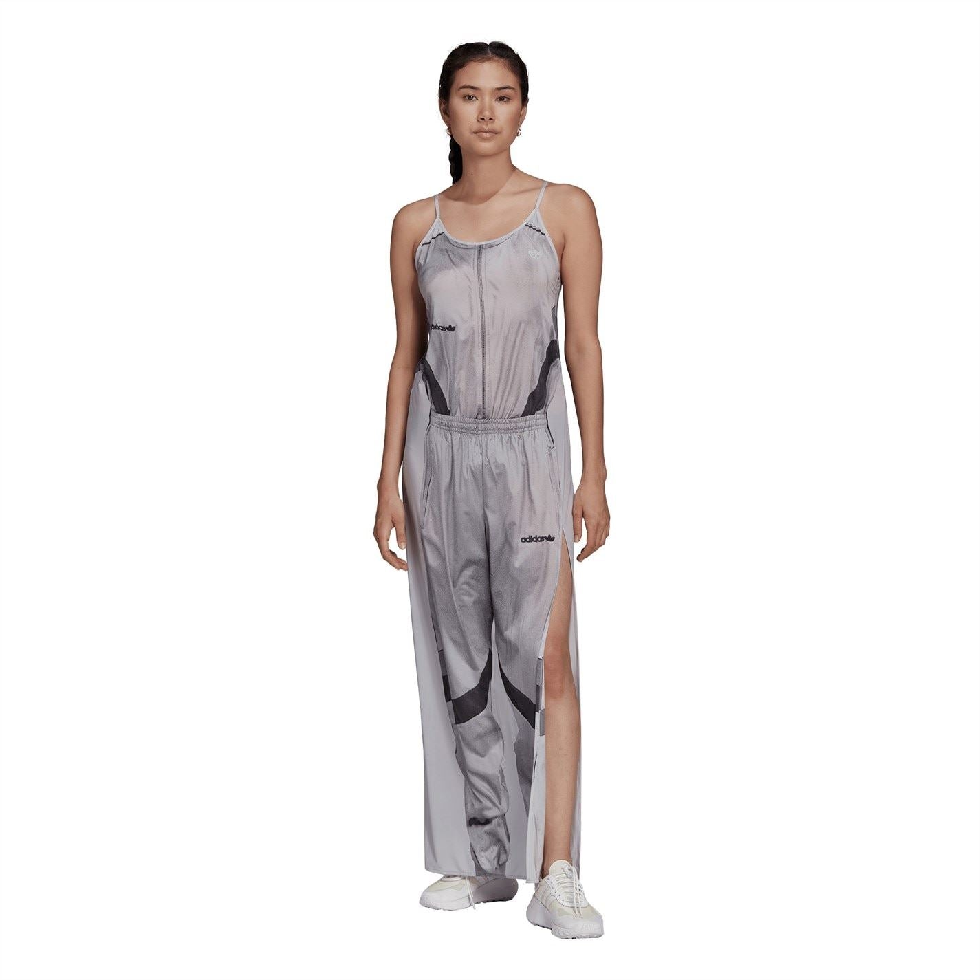 adidas Originals Strap Scoop Neck Maxi Slip Dress