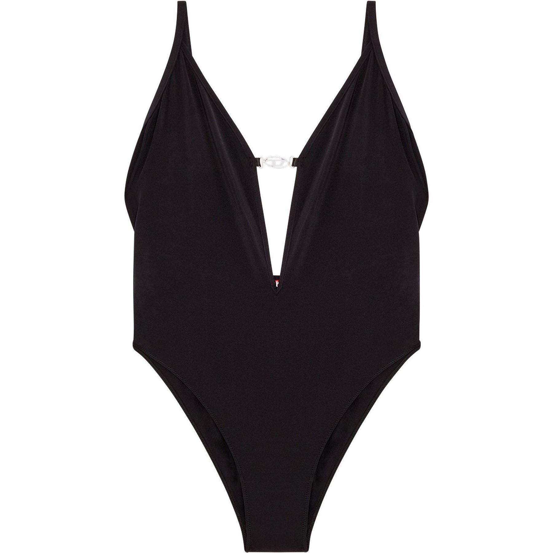 Diesel Cropped V-Neck Slim Fit Bodysuit